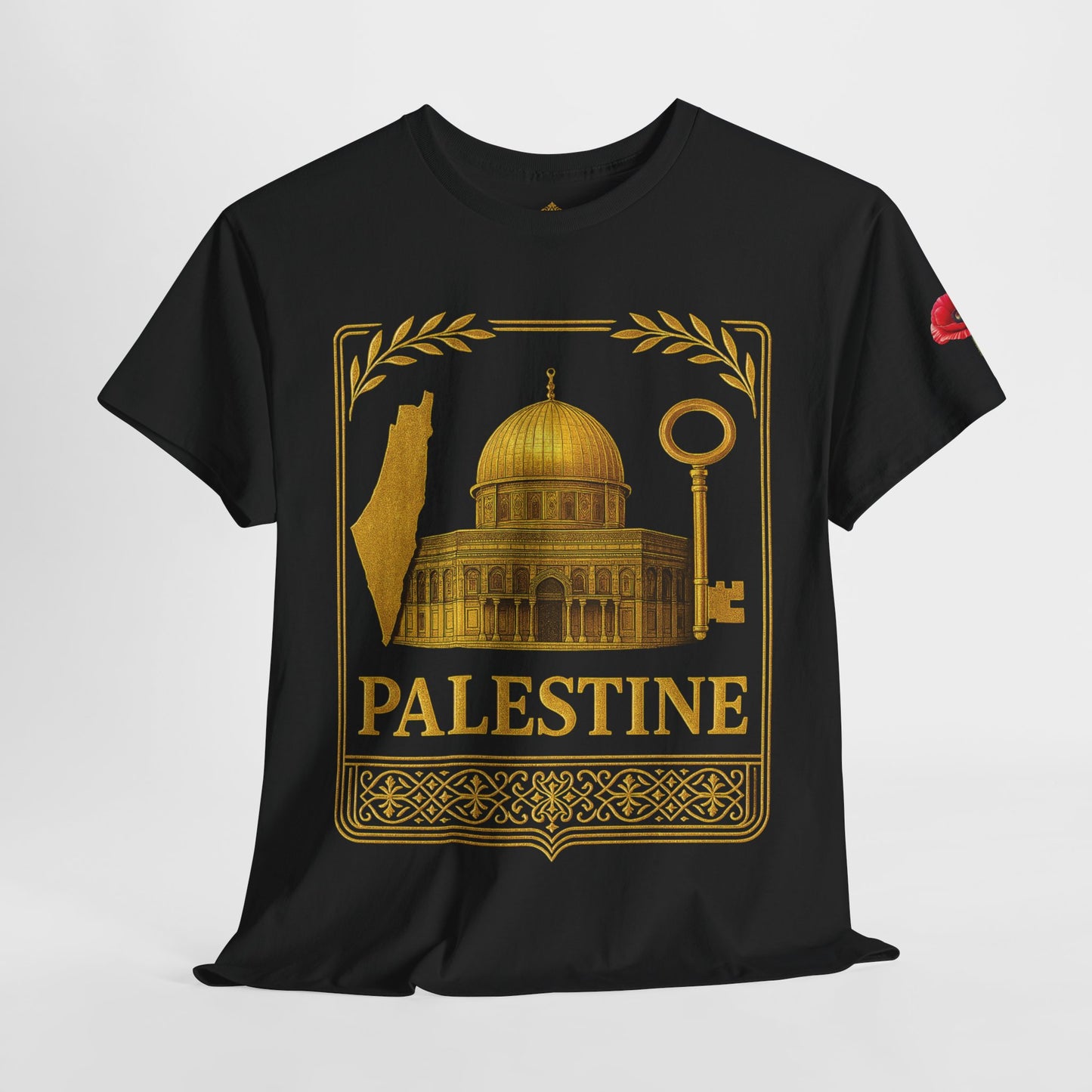 Palestine Gold Emblem Unisex T-Shirt