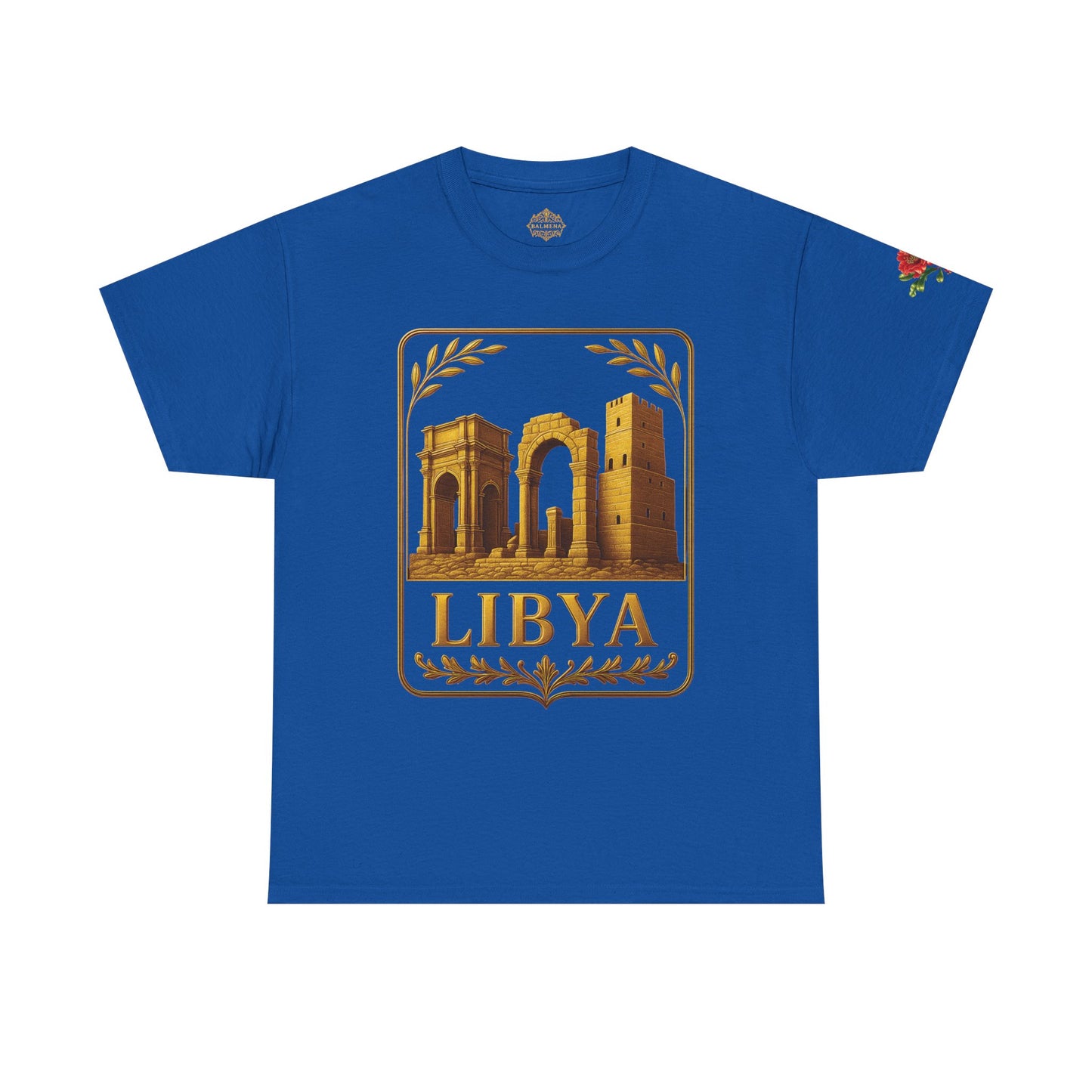 Libya Gold Emblem Unisex T-Shirt