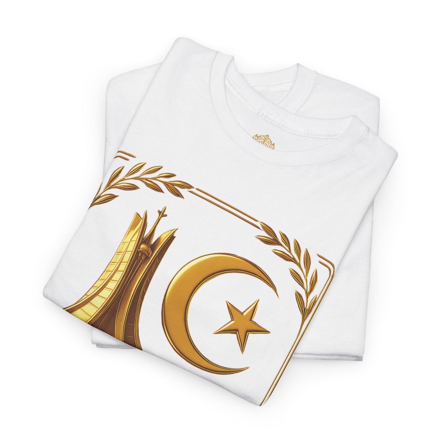 Algeria Gold Emblem Unisex T-Shirt