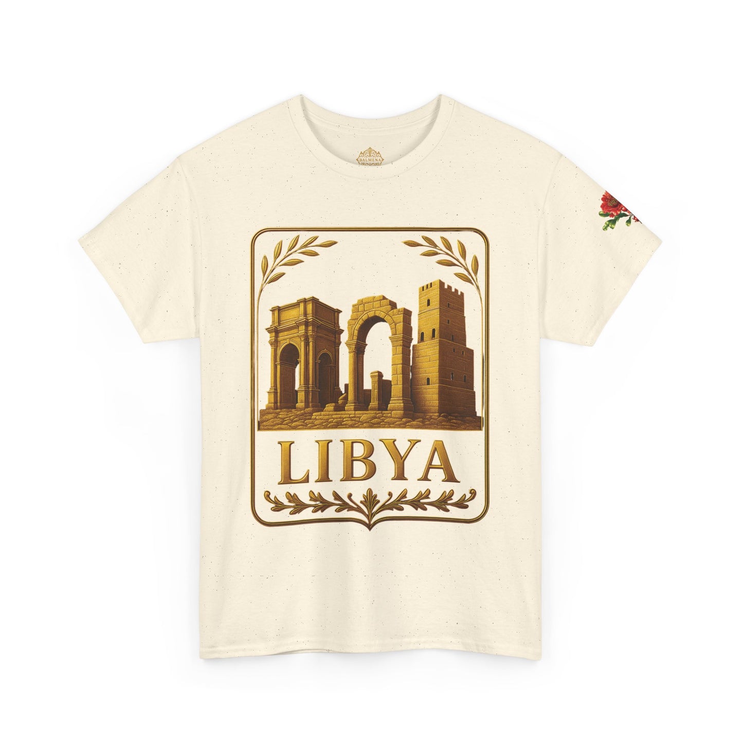 Libya Gold Emblem Unisex T-Shirt