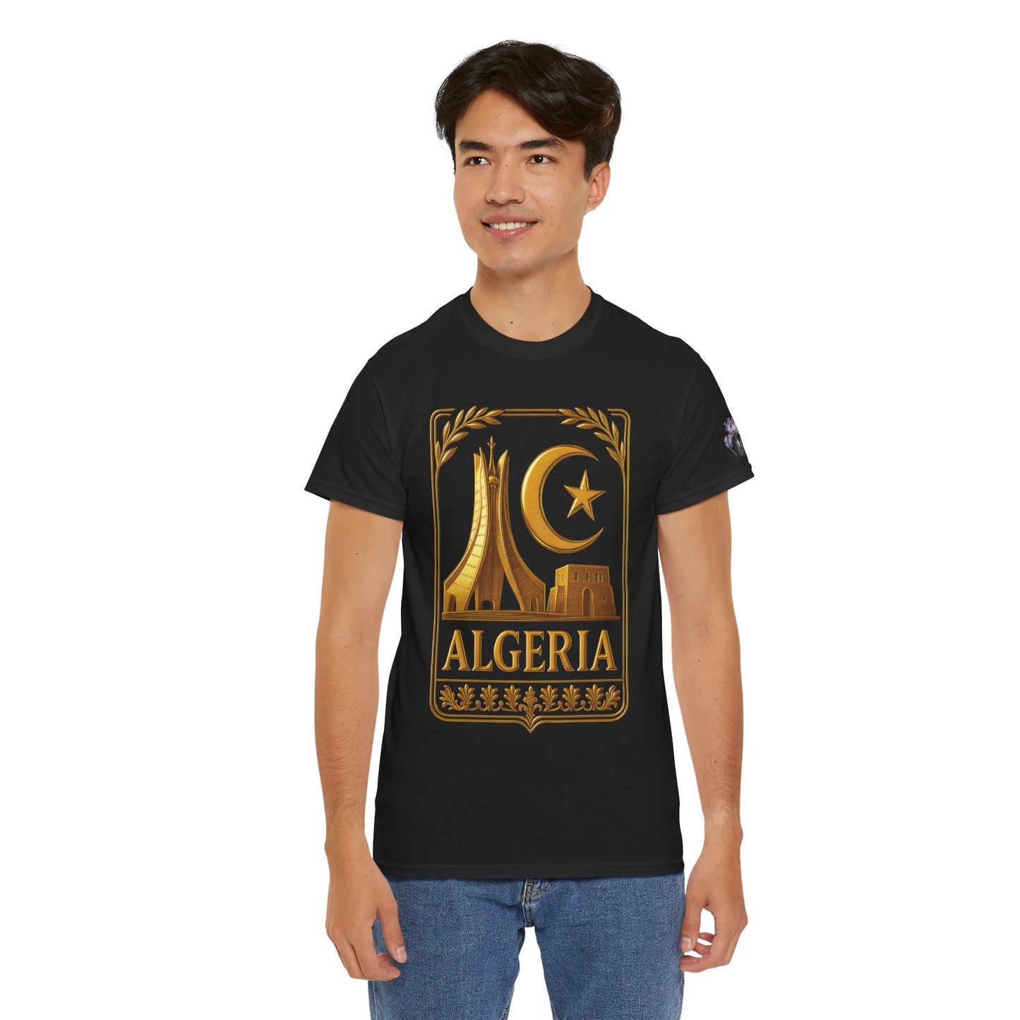 Algeria Gold Emblem Unisex T-Shirt