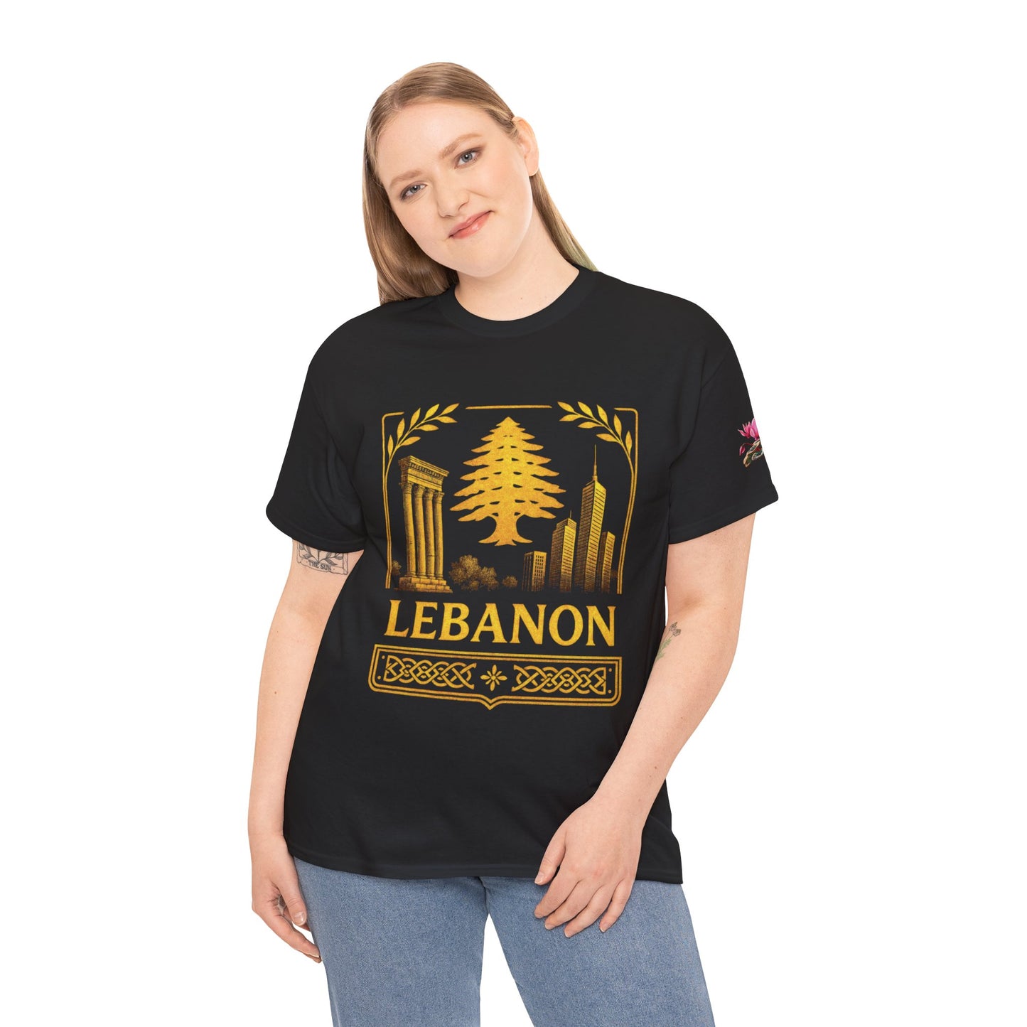 Lebanon Gold Emblem Unisex T-Shirt