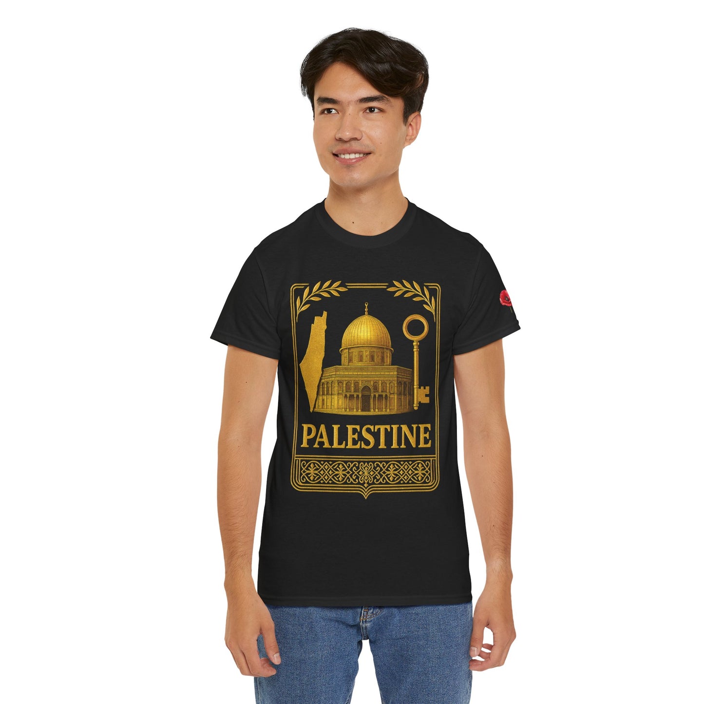 Palestine Gold Emblem Unisex T-Shirt