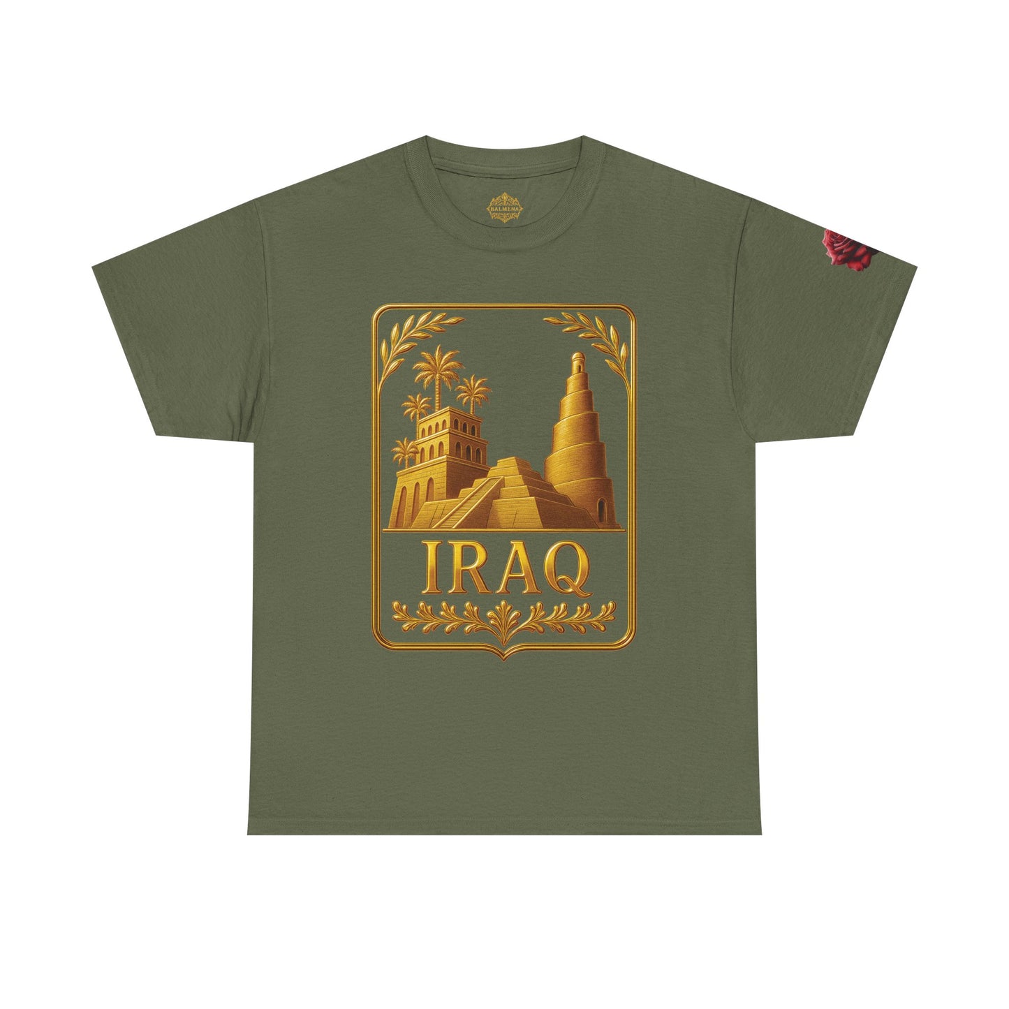 Iraq Gold Emblem Unisex T-Shirt