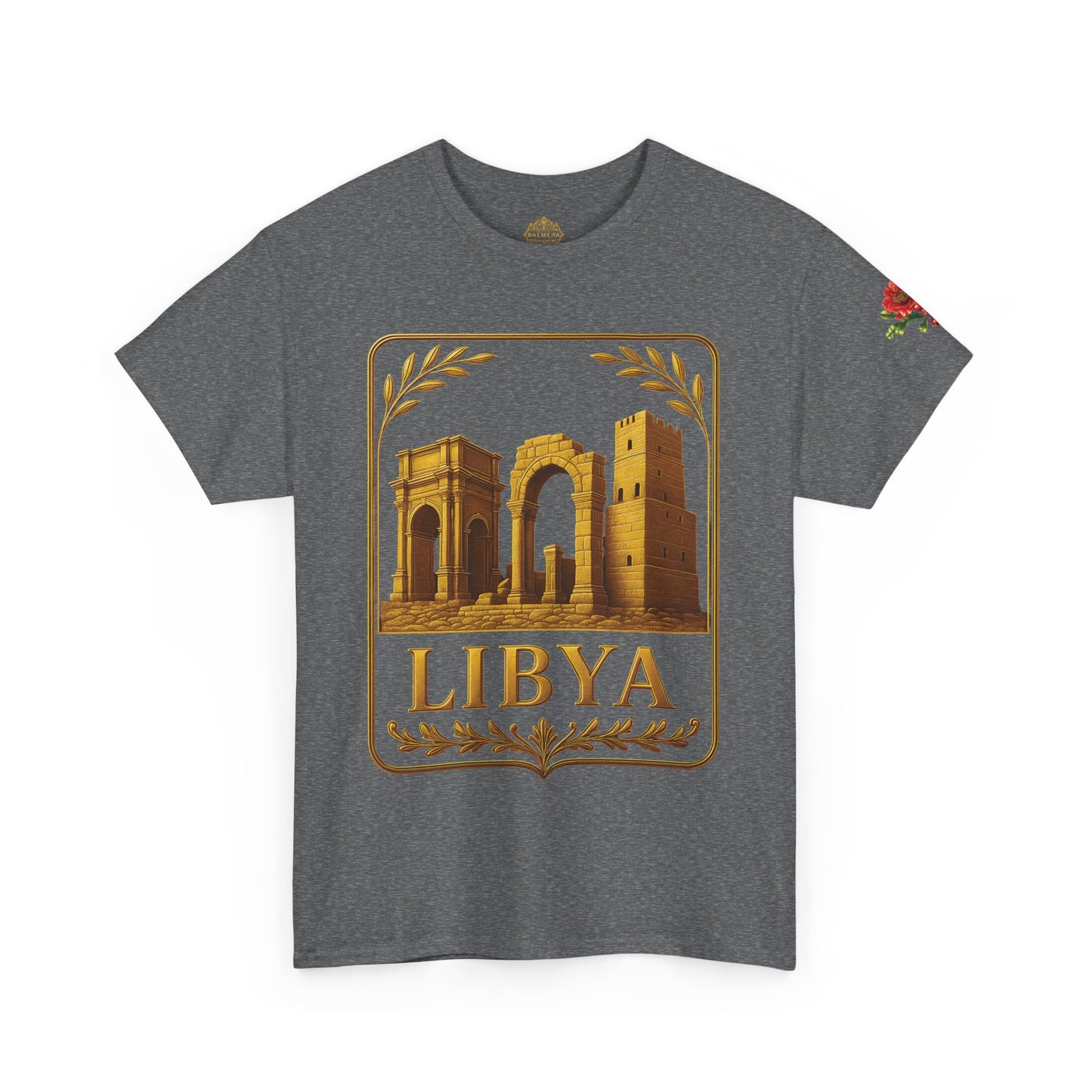 Libya Gold Emblem Unisex T-Shirt