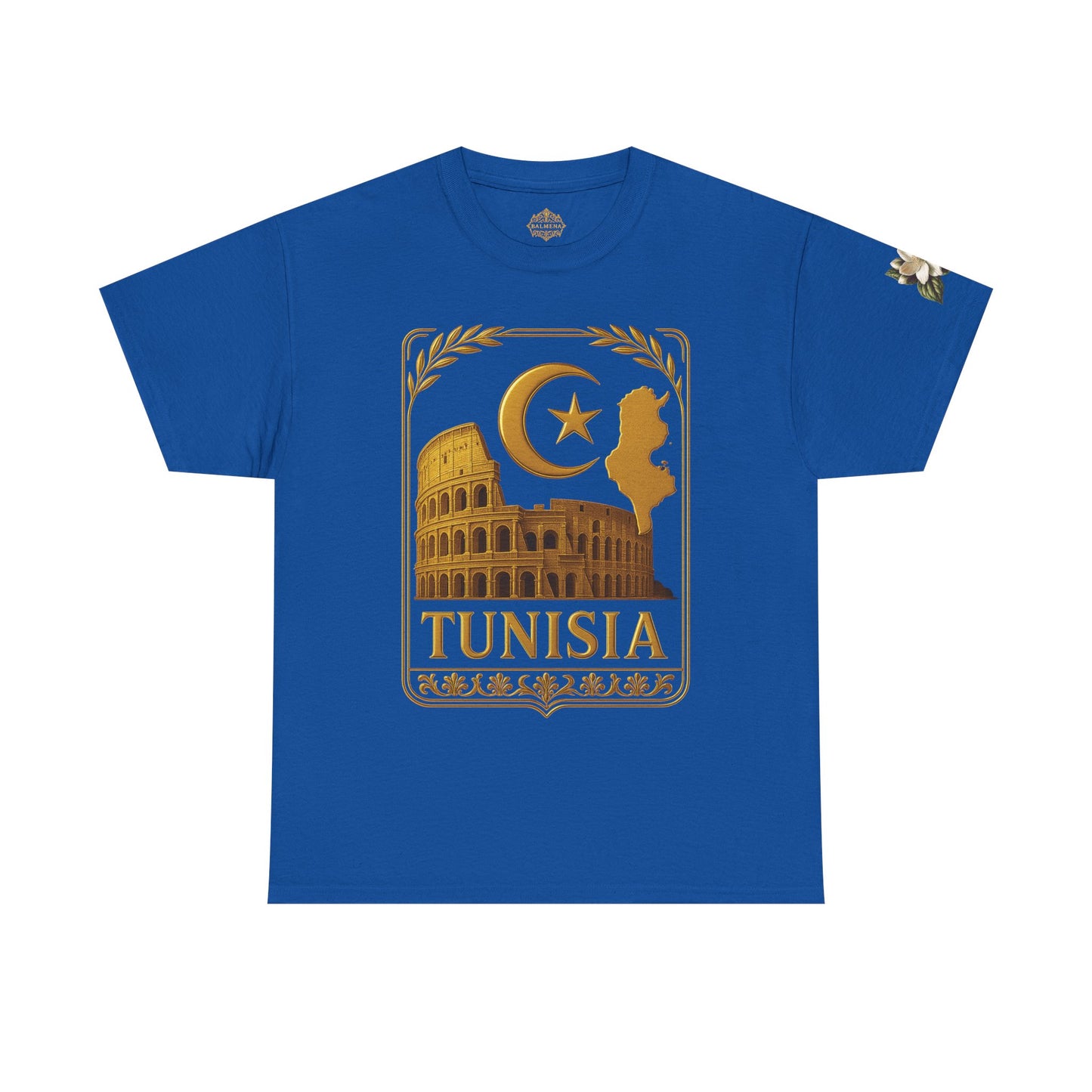 Tunisia Gold Emblem Unisex T-Shirt