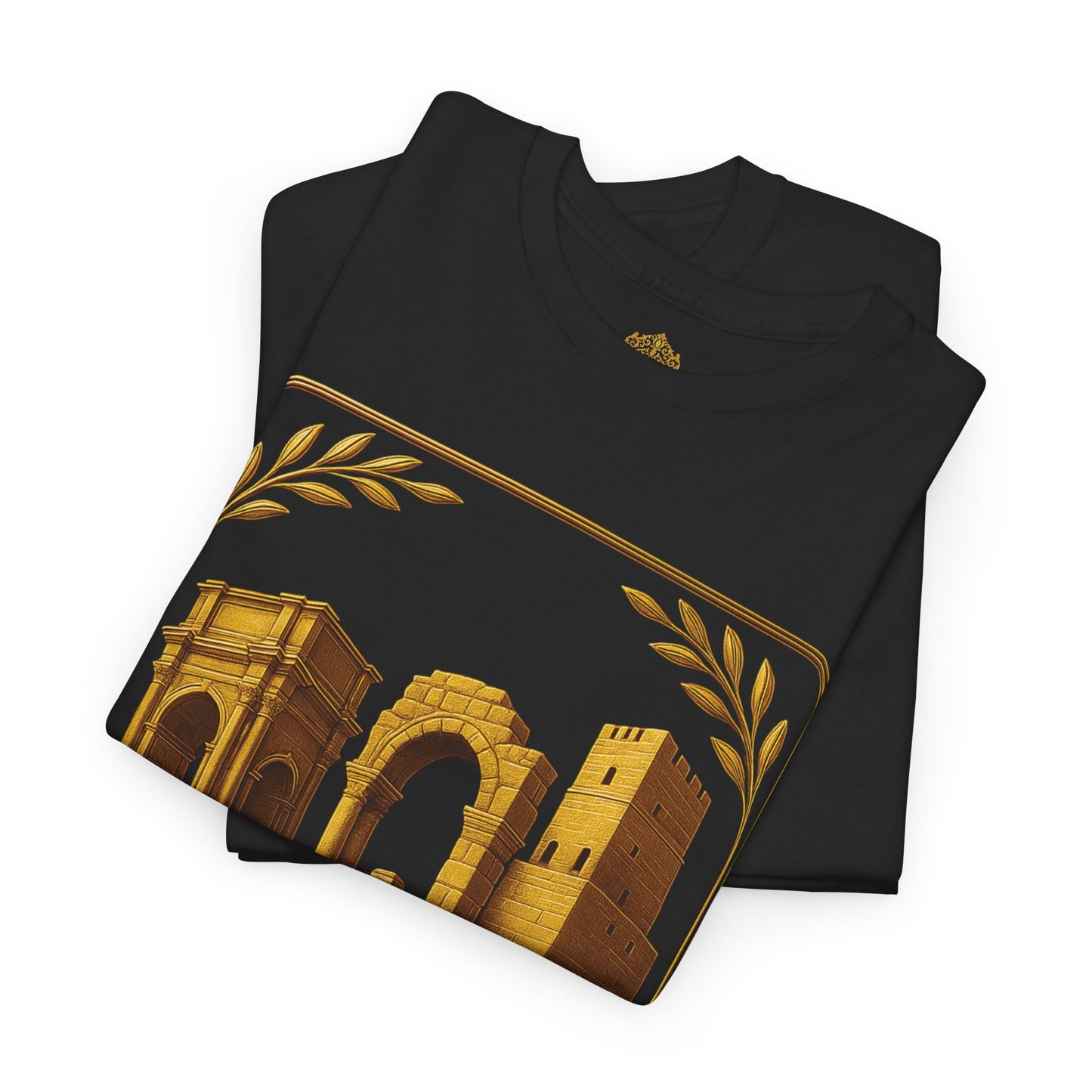 Libya Gold Emblem Unisex T-Shirt