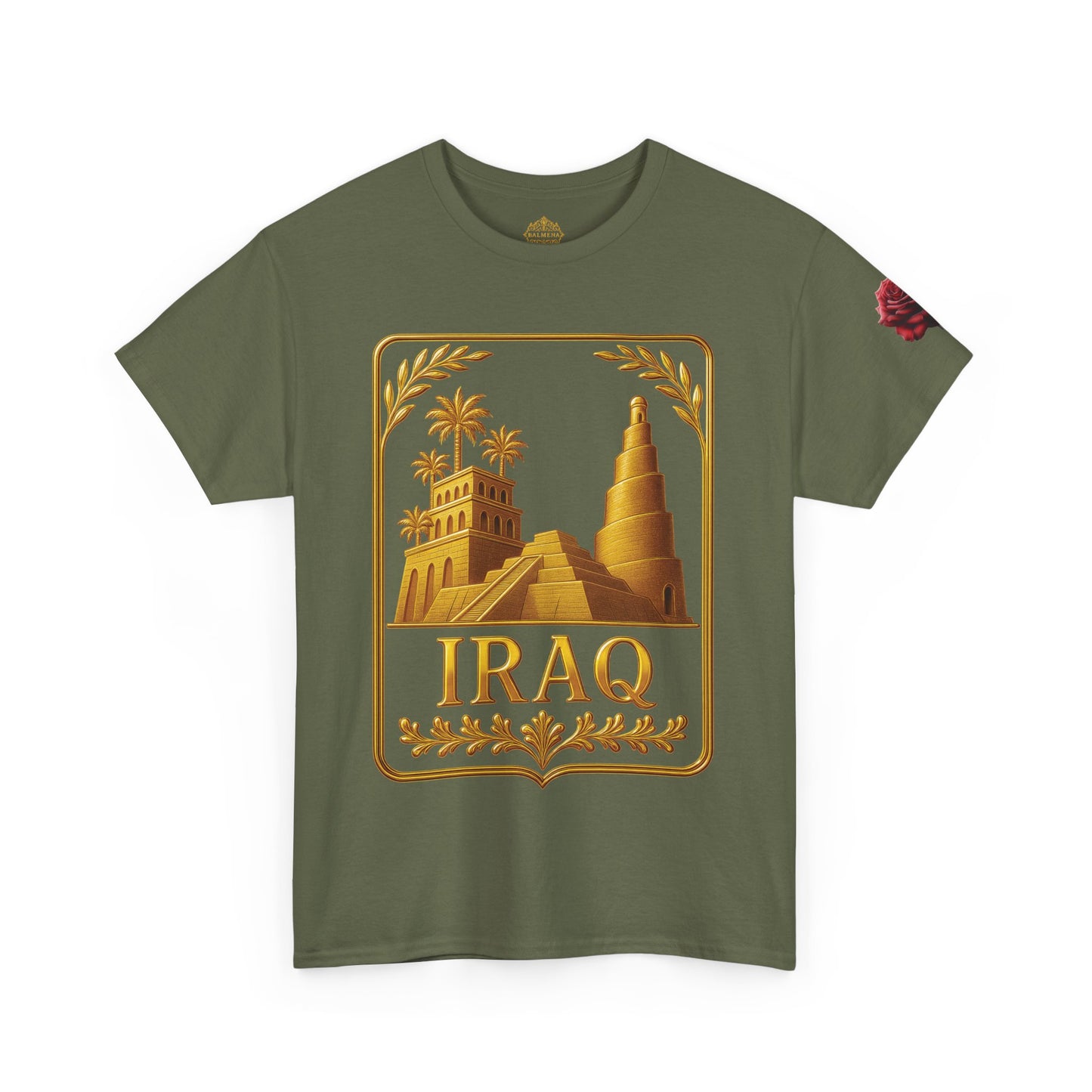 Iraq Gold Emblem Unisex T-Shirt