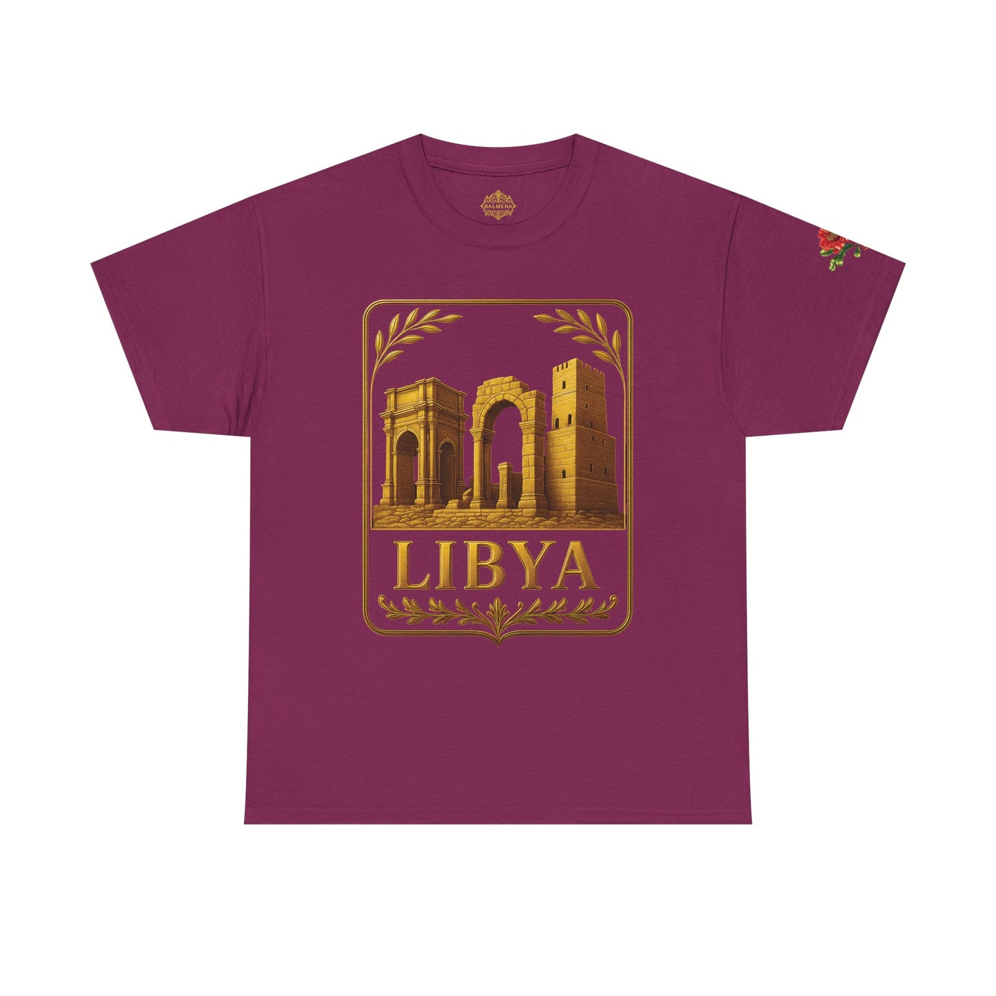 Libya Gold Emblem Unisex T-Shirt
