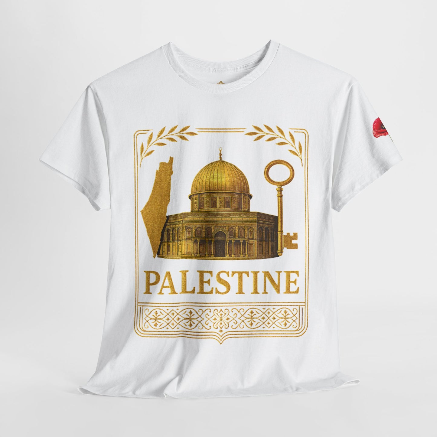 Palestine Gold Emblem Unisex T-Shirt