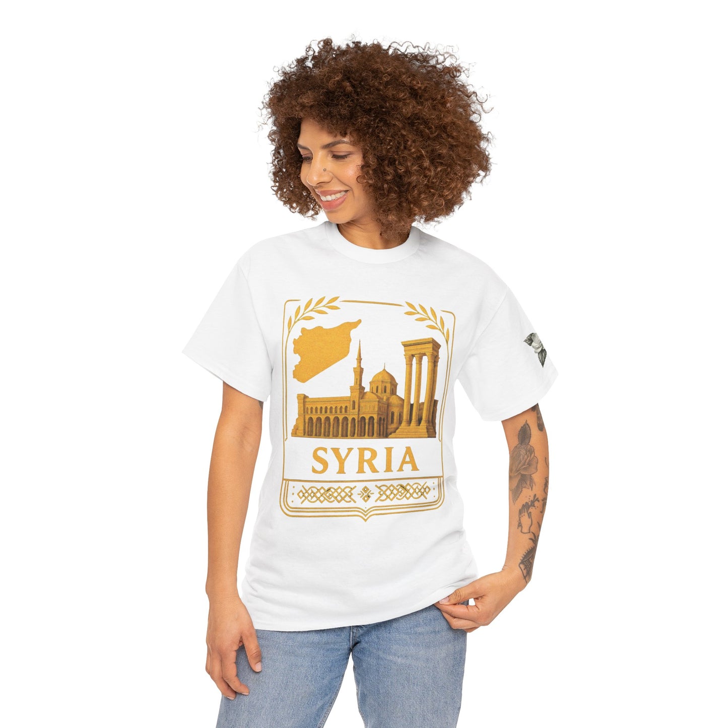 Syria Gold Emblem Unisex T-Shirt