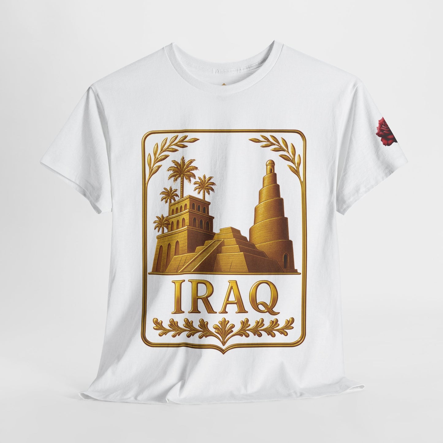 Iraq Gold Emblem Unisex T-Shirt