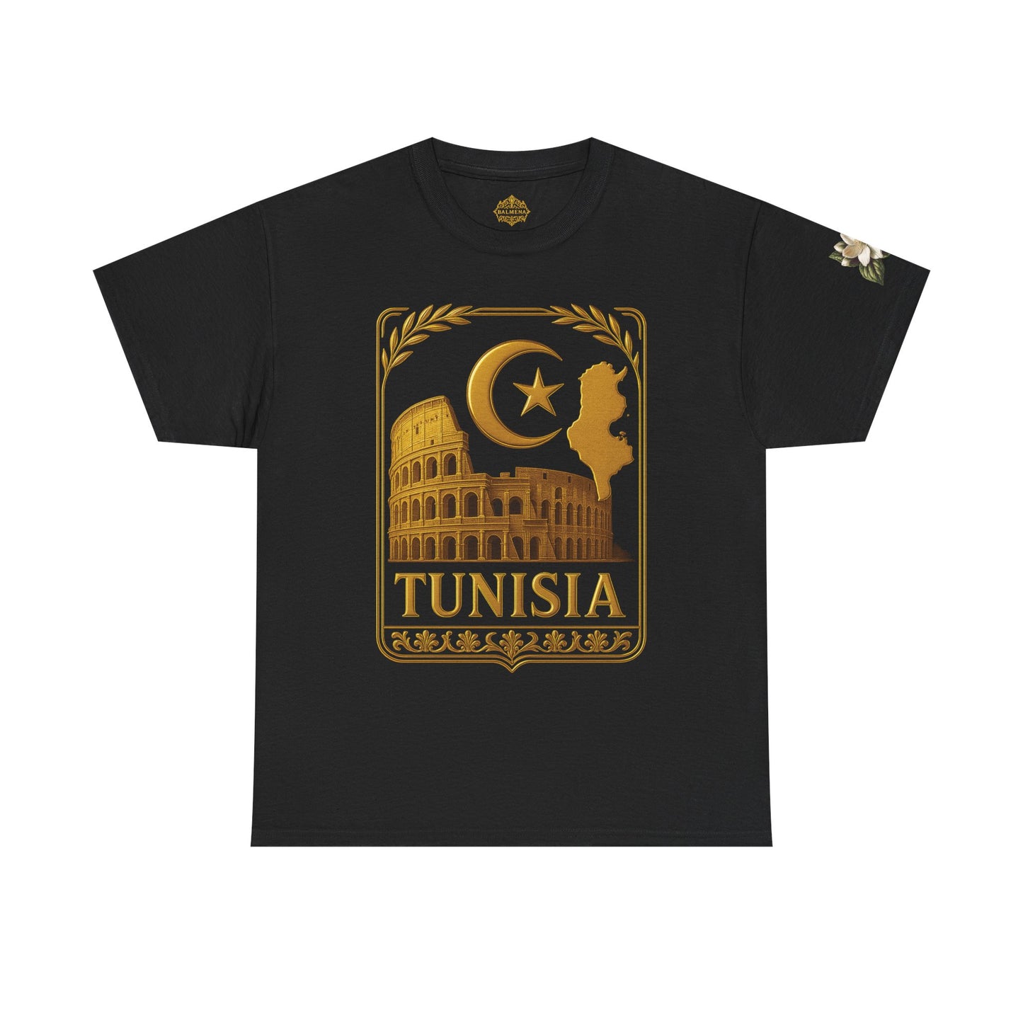 Tunisia Gold Emblem Unisex T-Shirt