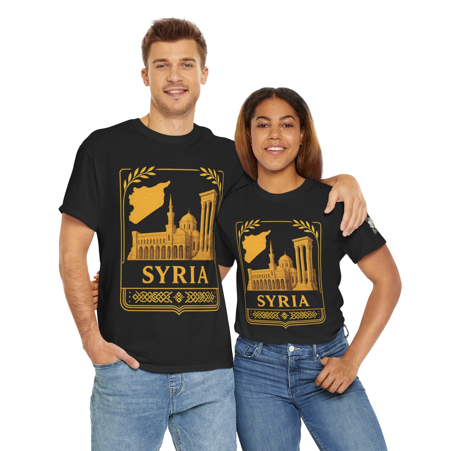 Syria Gold Emblem Unisex T-Shirt