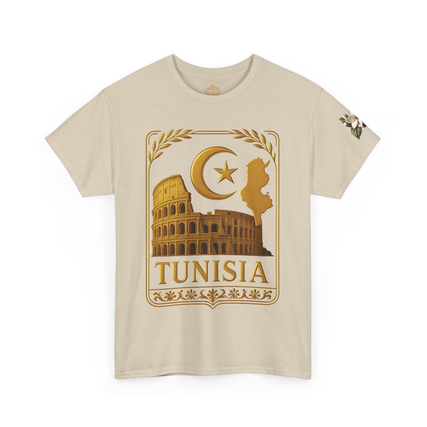 Tunisia Gold Emblem Unisex T-Shirt