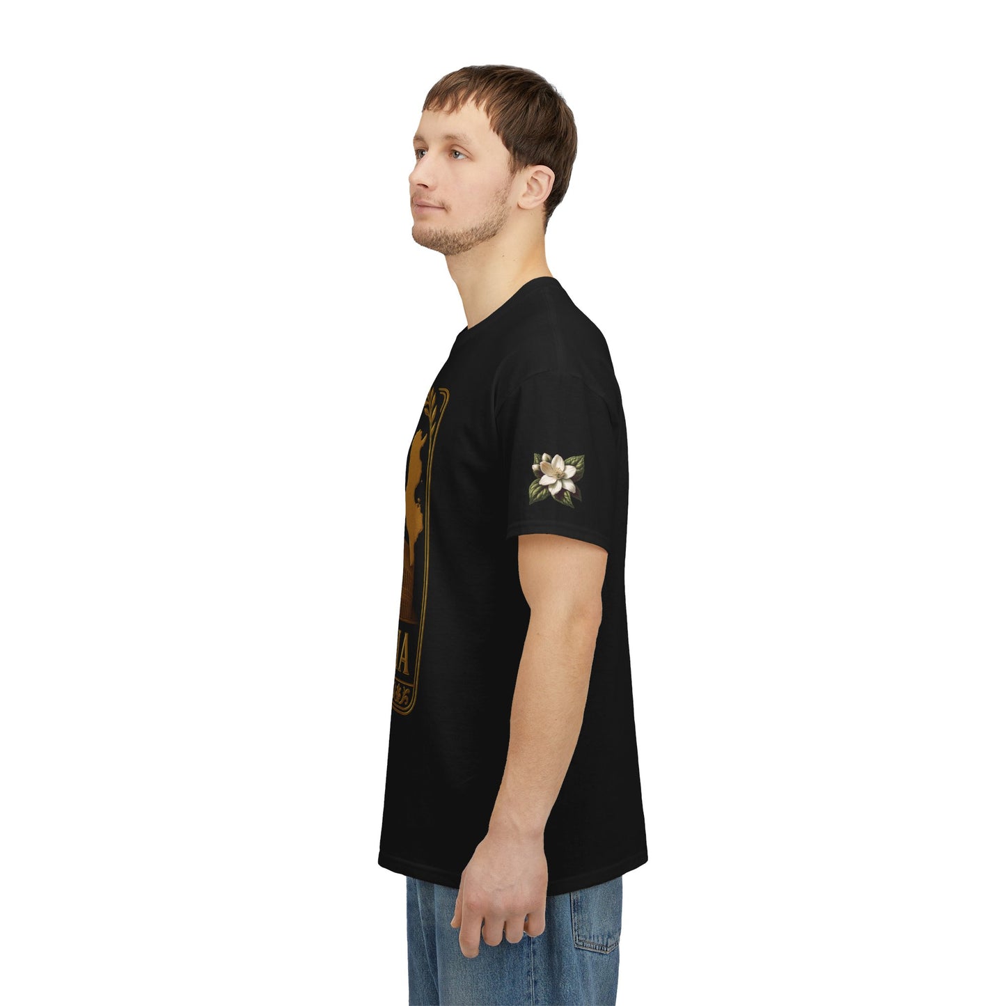 Tunisia Gold Emblem Unisex T-Shirt