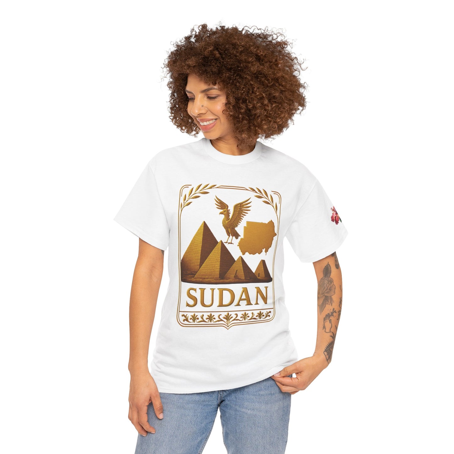Sudan Gold Emblem Unisex T-Shirt