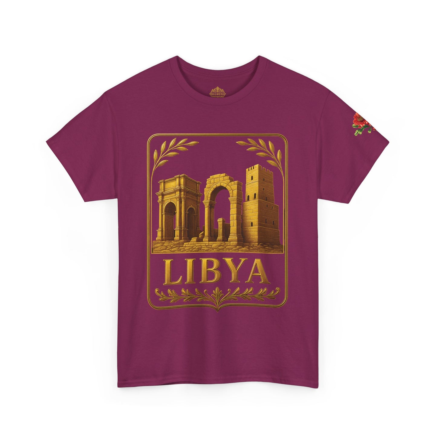 Libya Gold Emblem Unisex T-Shirt