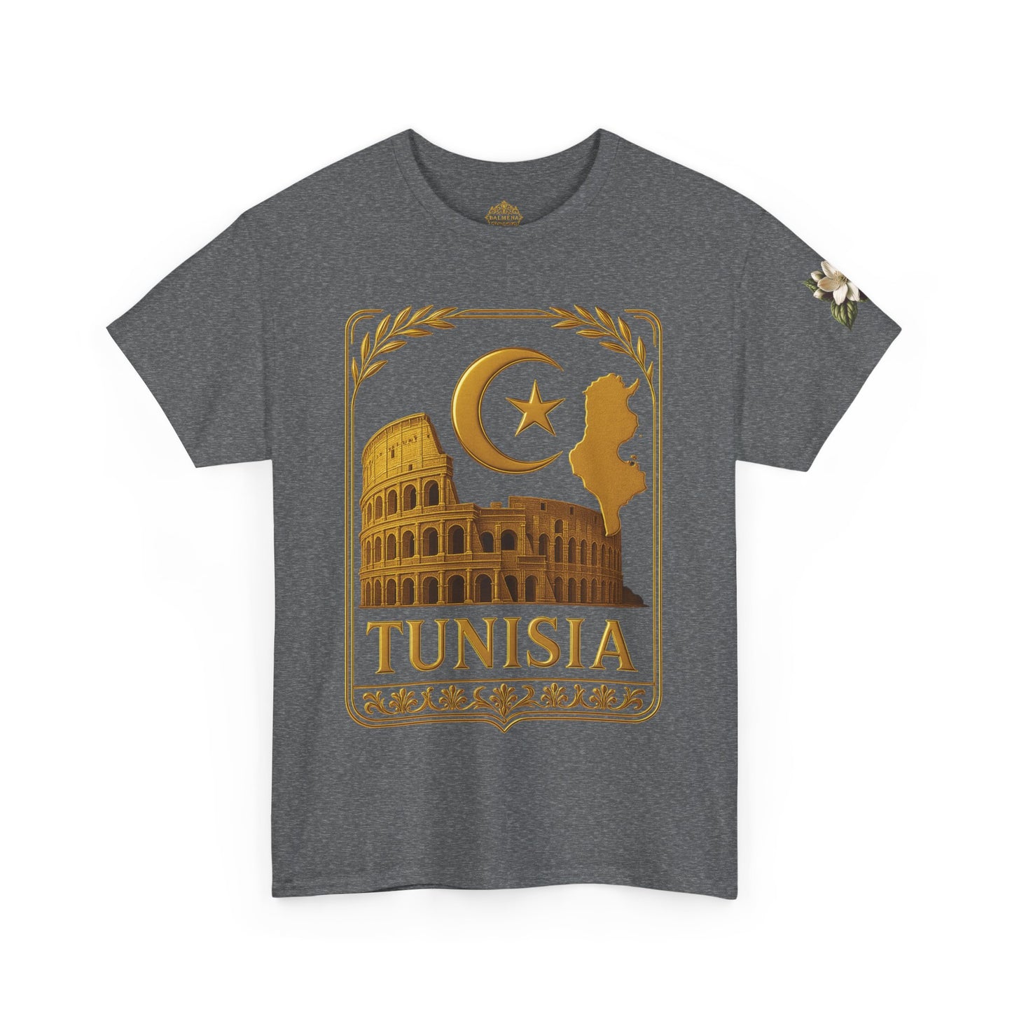 Tunisia Gold Emblem Unisex T-Shirt