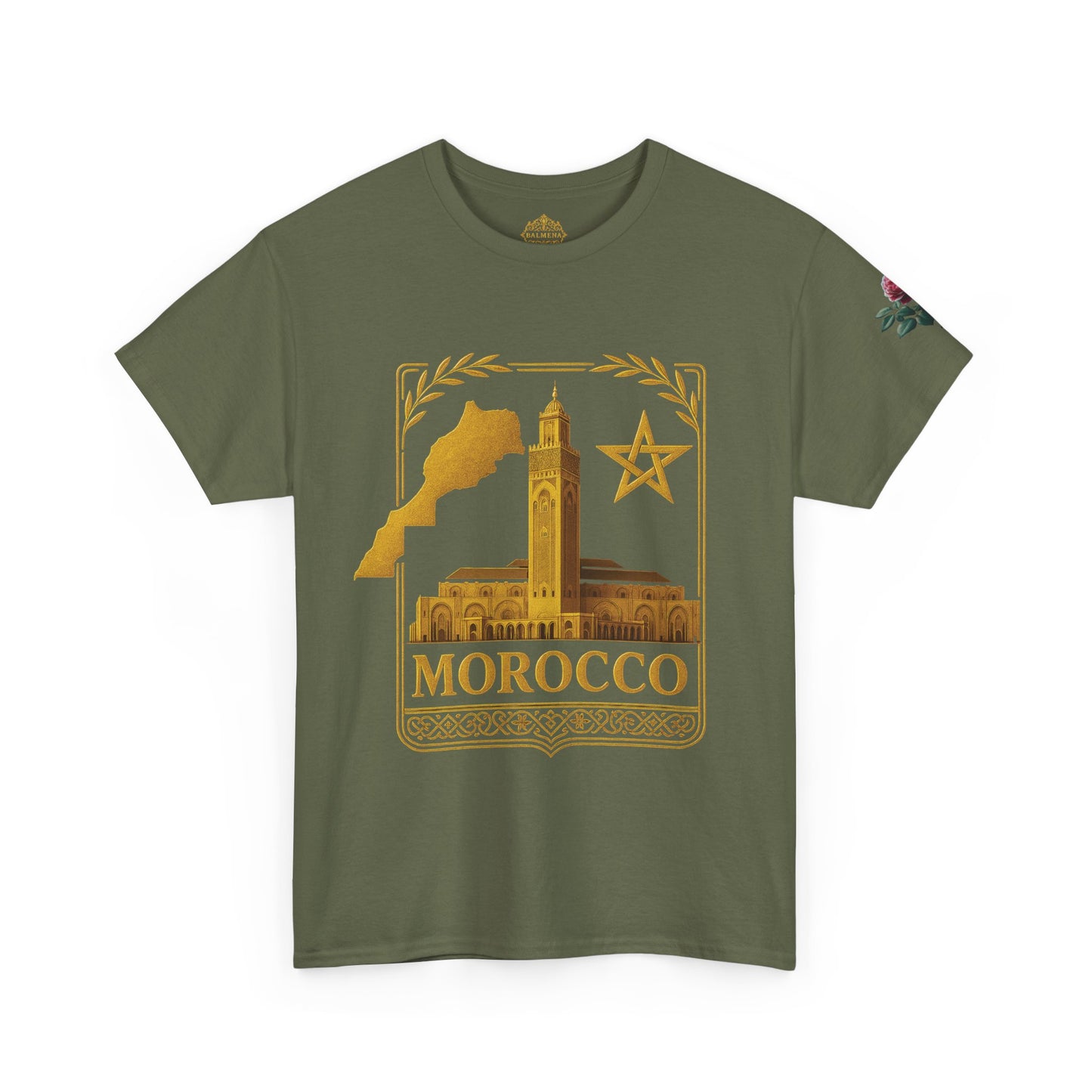Morocco Gold Emblem Unisex T-Shirt