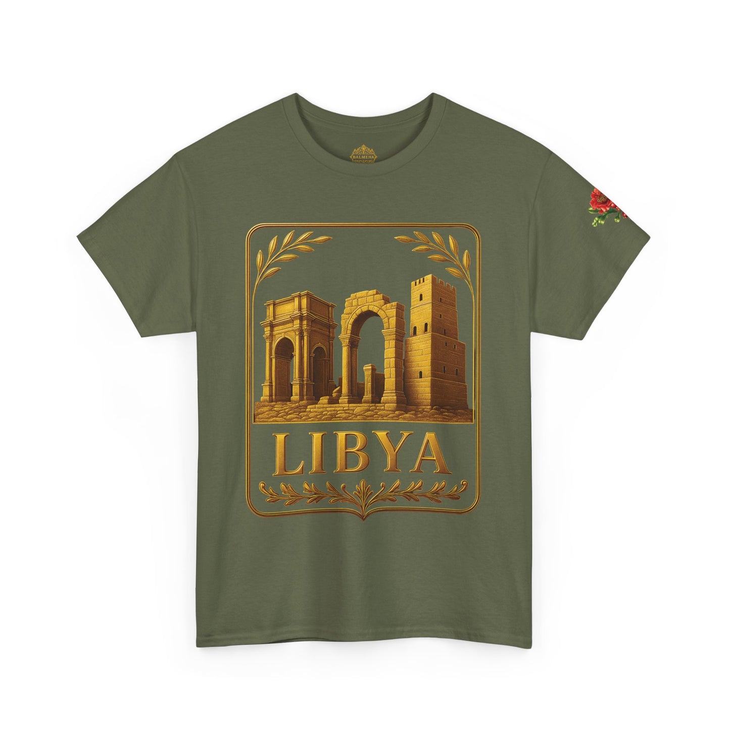 Libya Gold Emblem Unisex T-Shirt