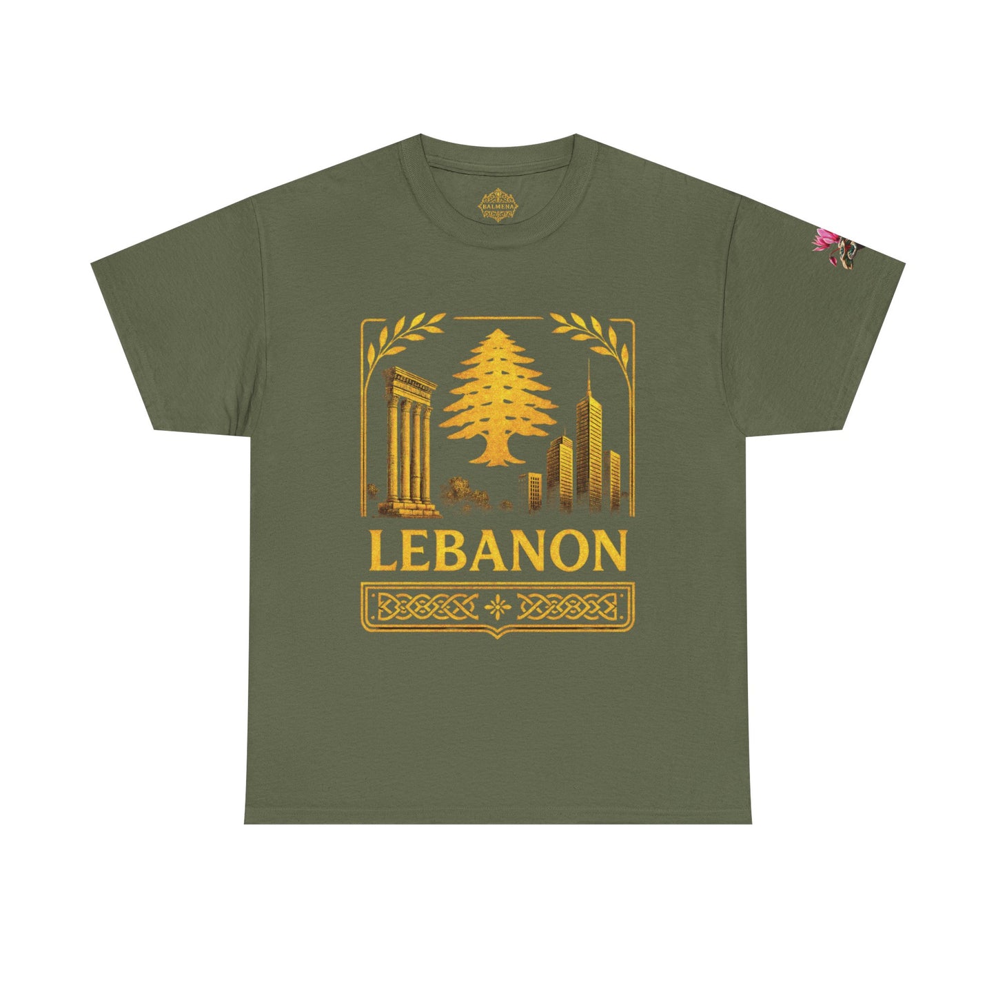 Lebanon Gold Emblem Unisex T-Shirt