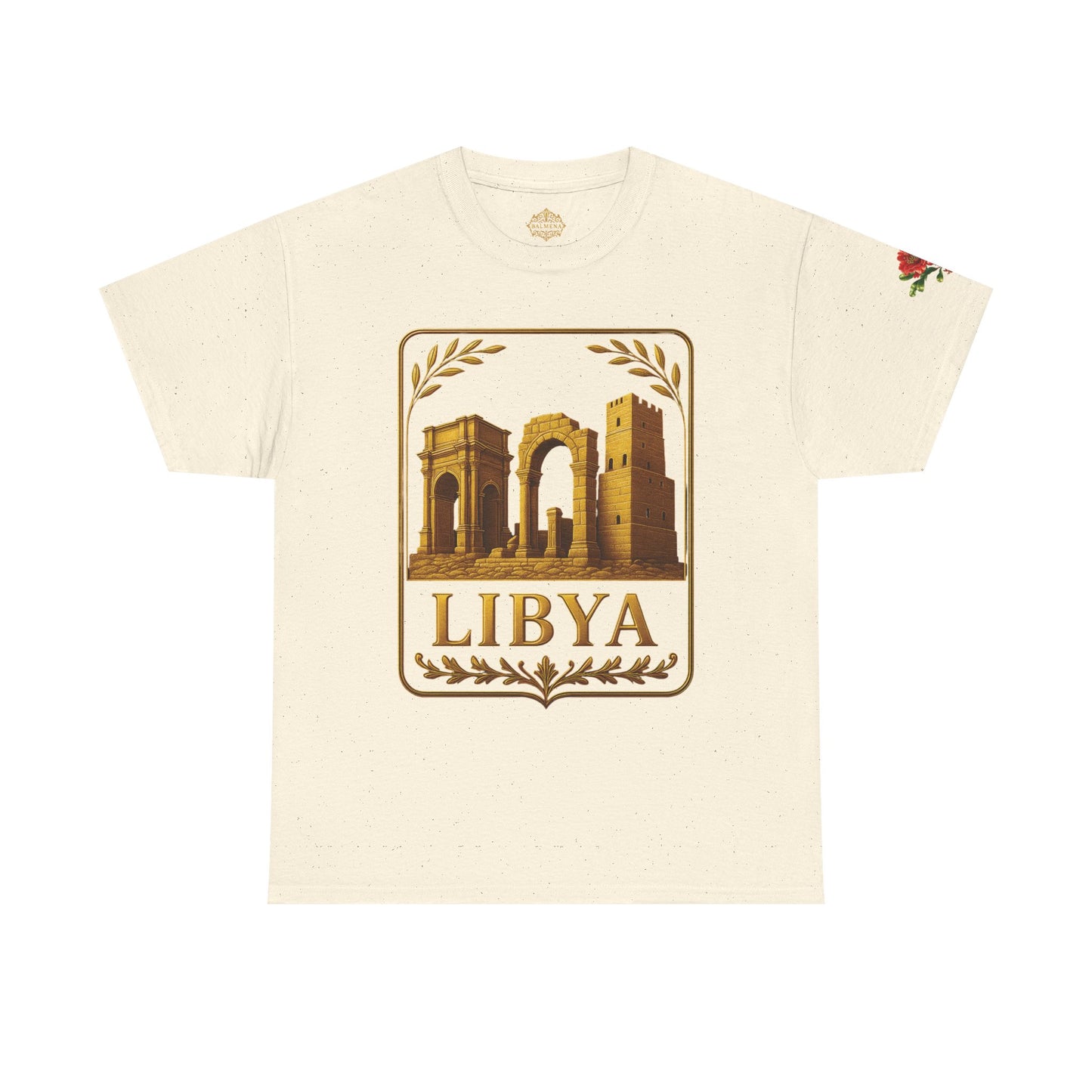 Libya Gold Emblem Unisex T-Shirt