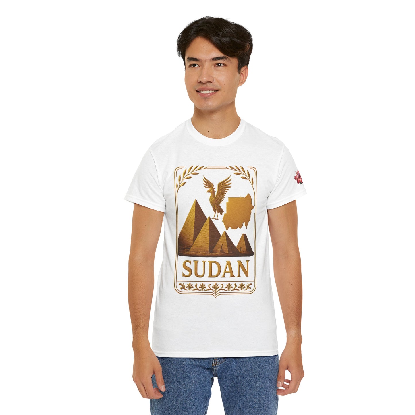 Sudan Gold Emblem Unisex T-Shirt