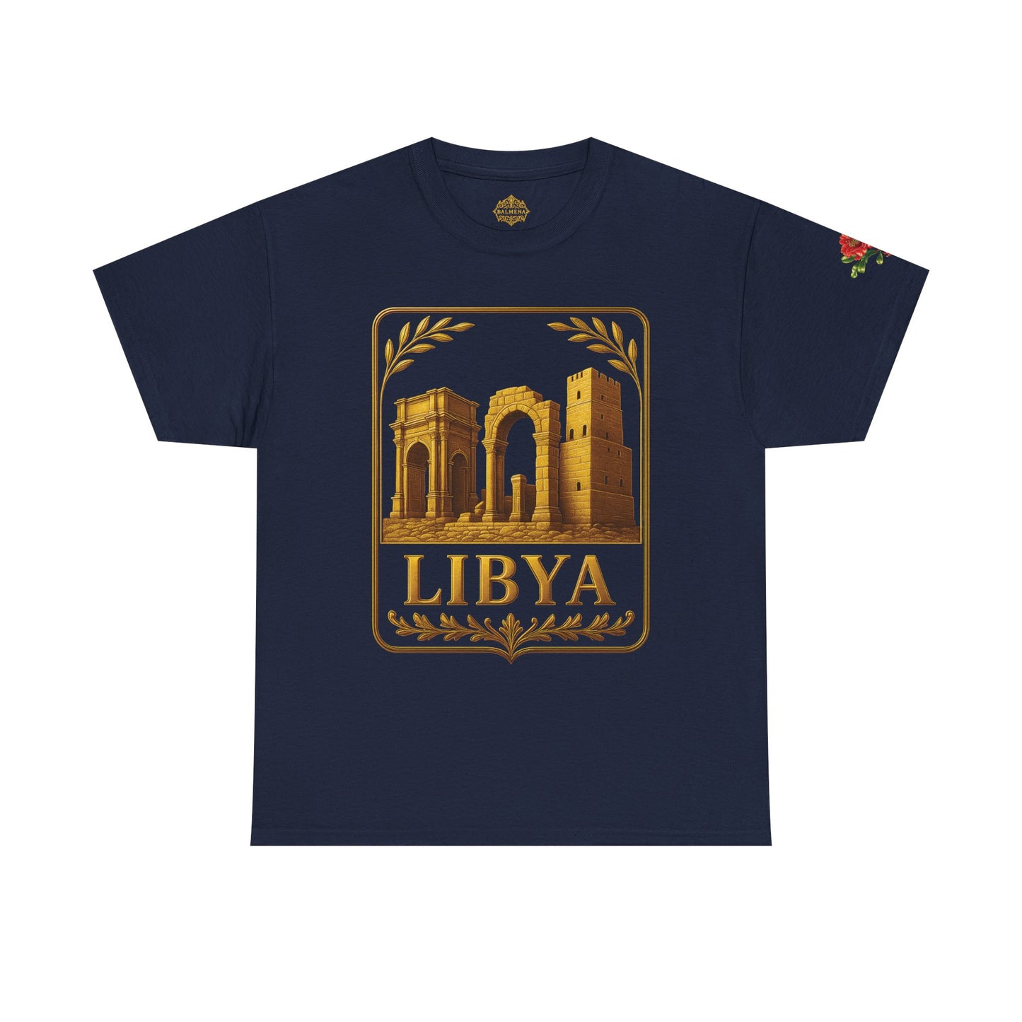 Libya Gold Emblem Unisex T-Shirt