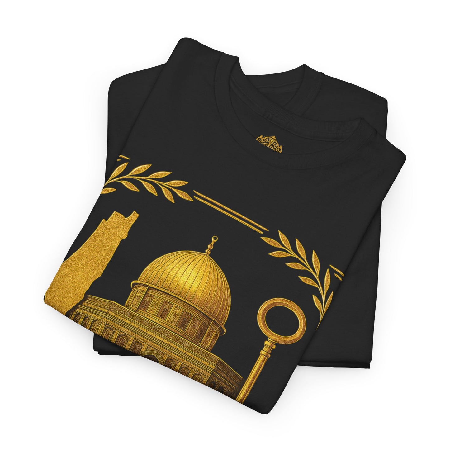 Palestine Gold Emblem Unisex T-Shirt