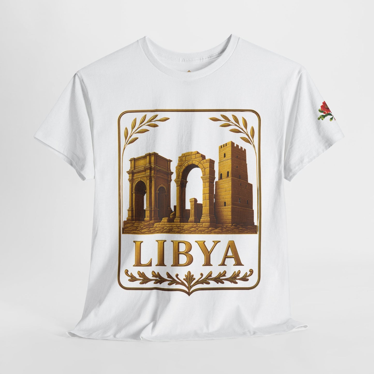 Libya Gold Emblem Unisex T-Shirt