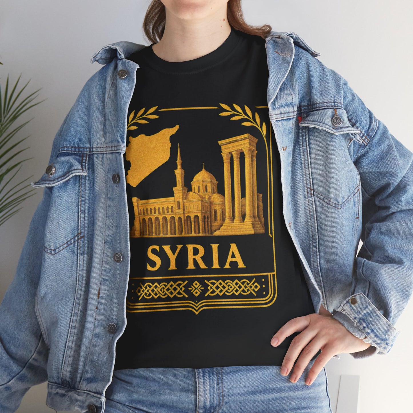 Syria Gold Emblem Unisex T-Shirt