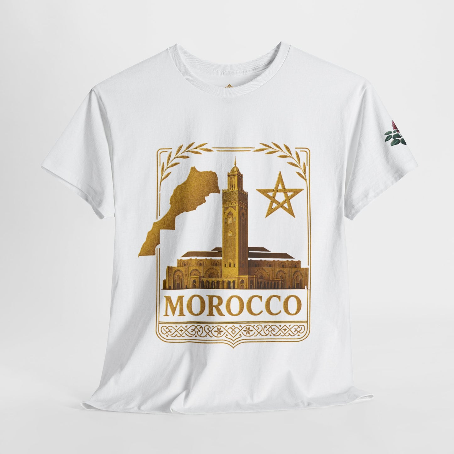 Morocco Gold Emblem Unisex T-Shirt