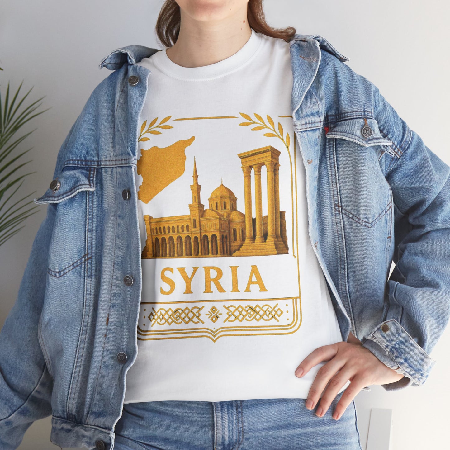 Syria Gold Emblem Unisex T-Shirt