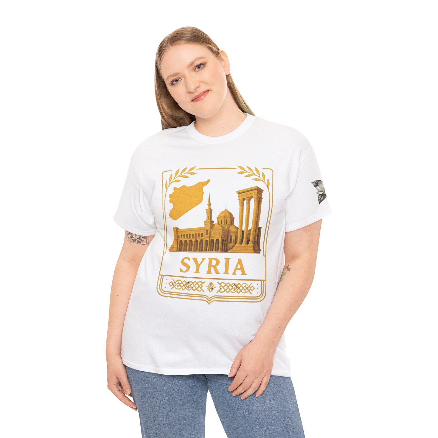 Syria Gold Emblem Unisex T-Shirt