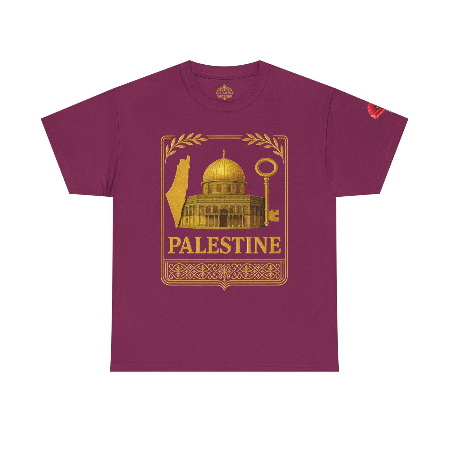 Palestine Gold Emblem Unisex T-Shirt