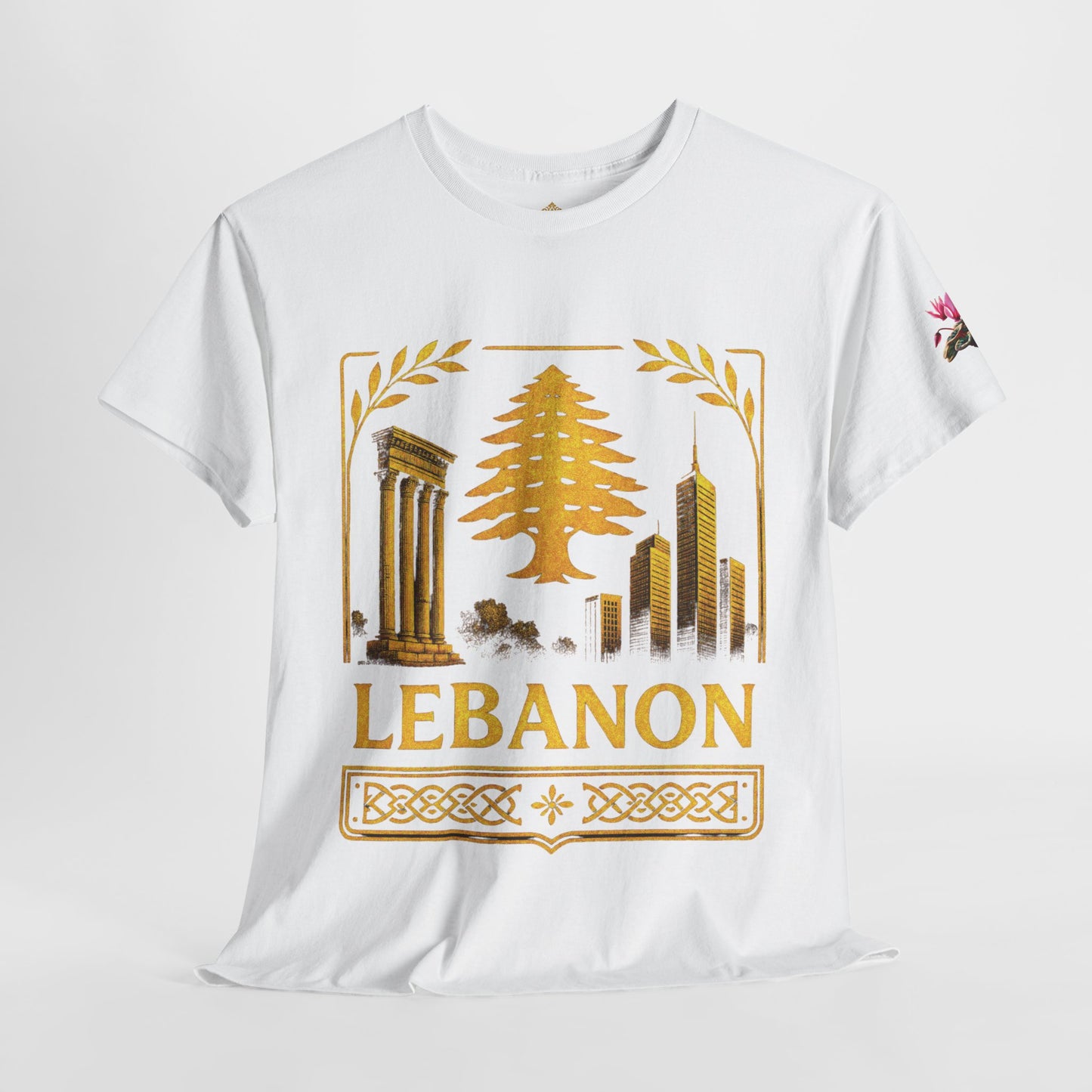 Lebanon Gold Emblem Unisex T-Shirt
