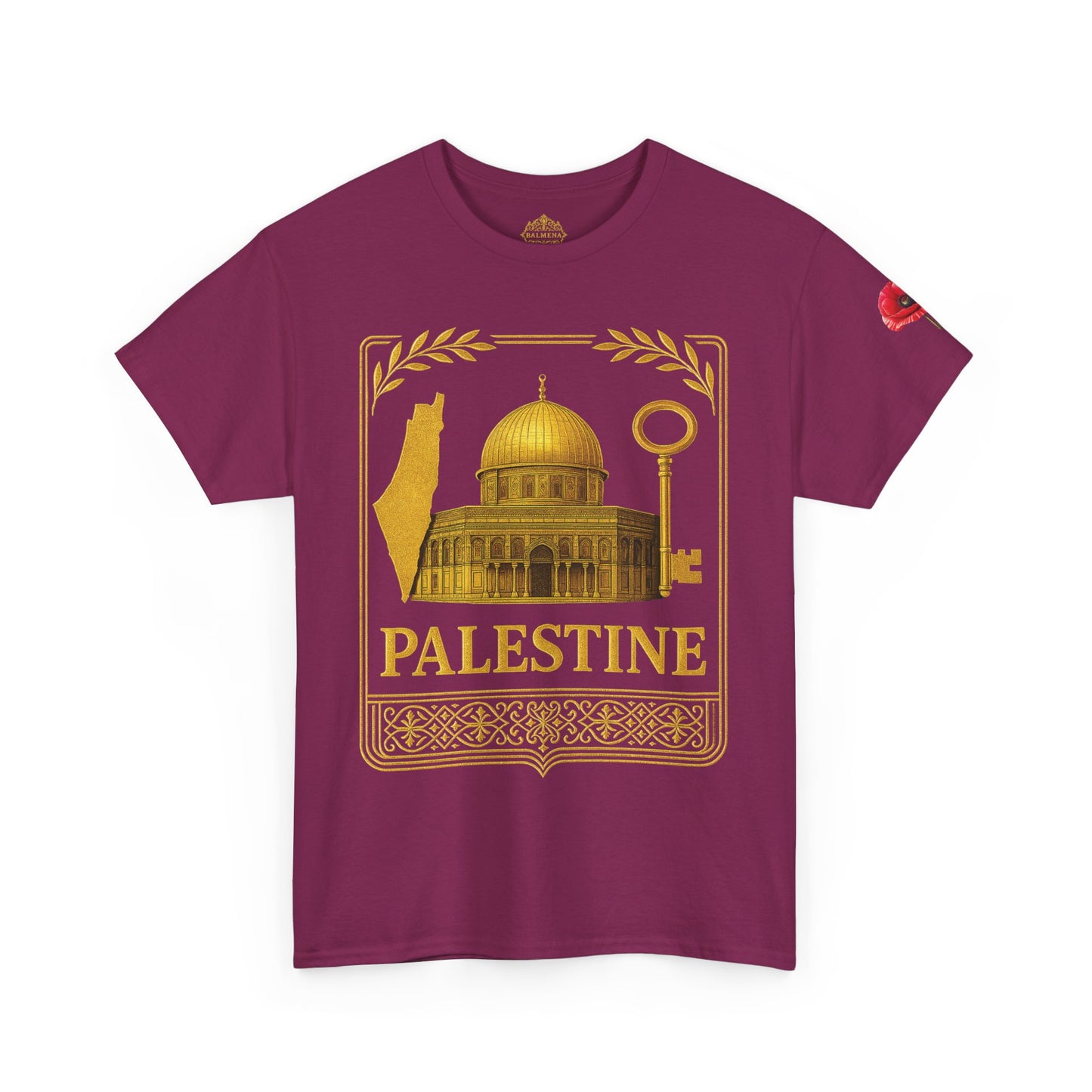 Palestine Gold Emblem Unisex T-Shirt