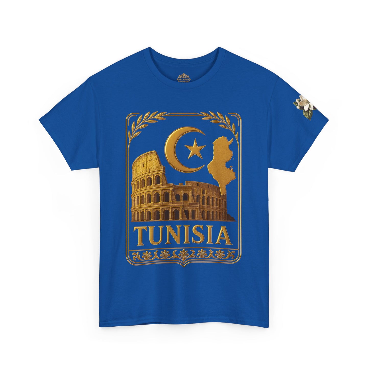 Tunisia Gold Emblem Unisex T-Shirt
