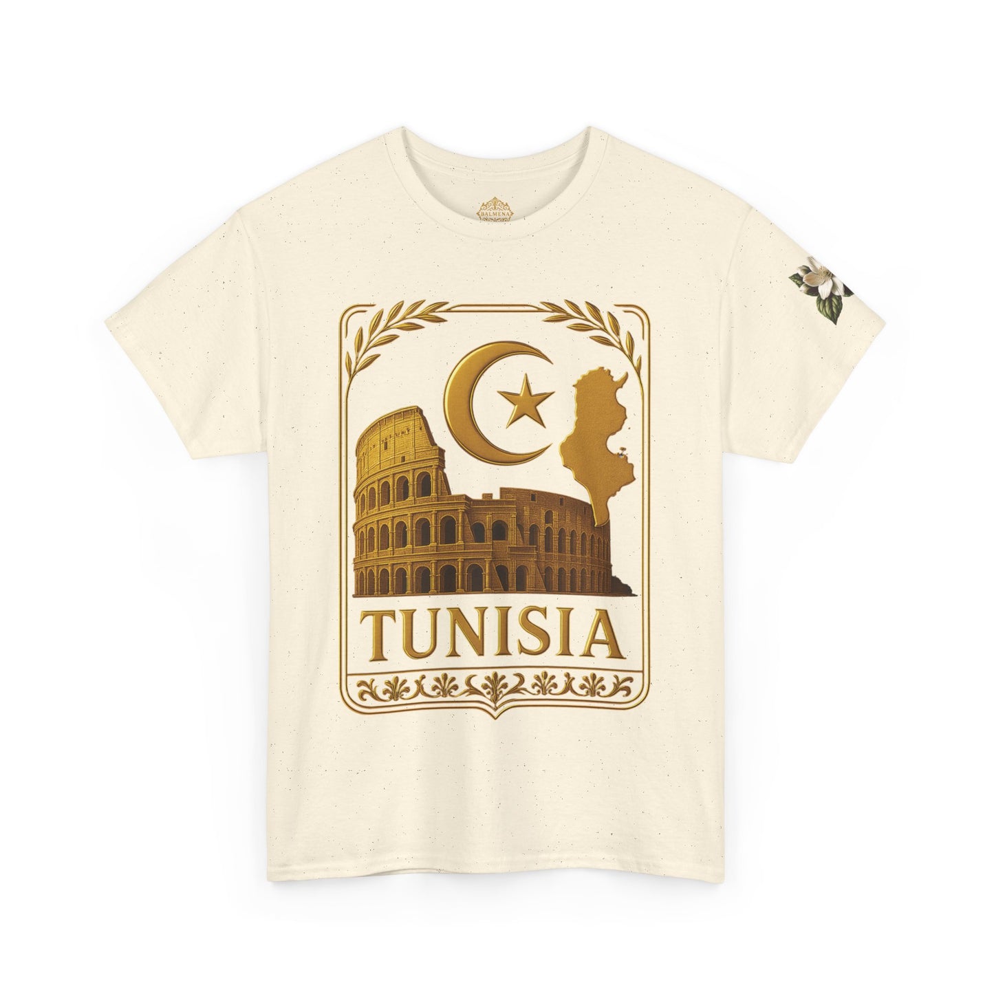 Tunisia Gold Emblem Unisex T-Shirt