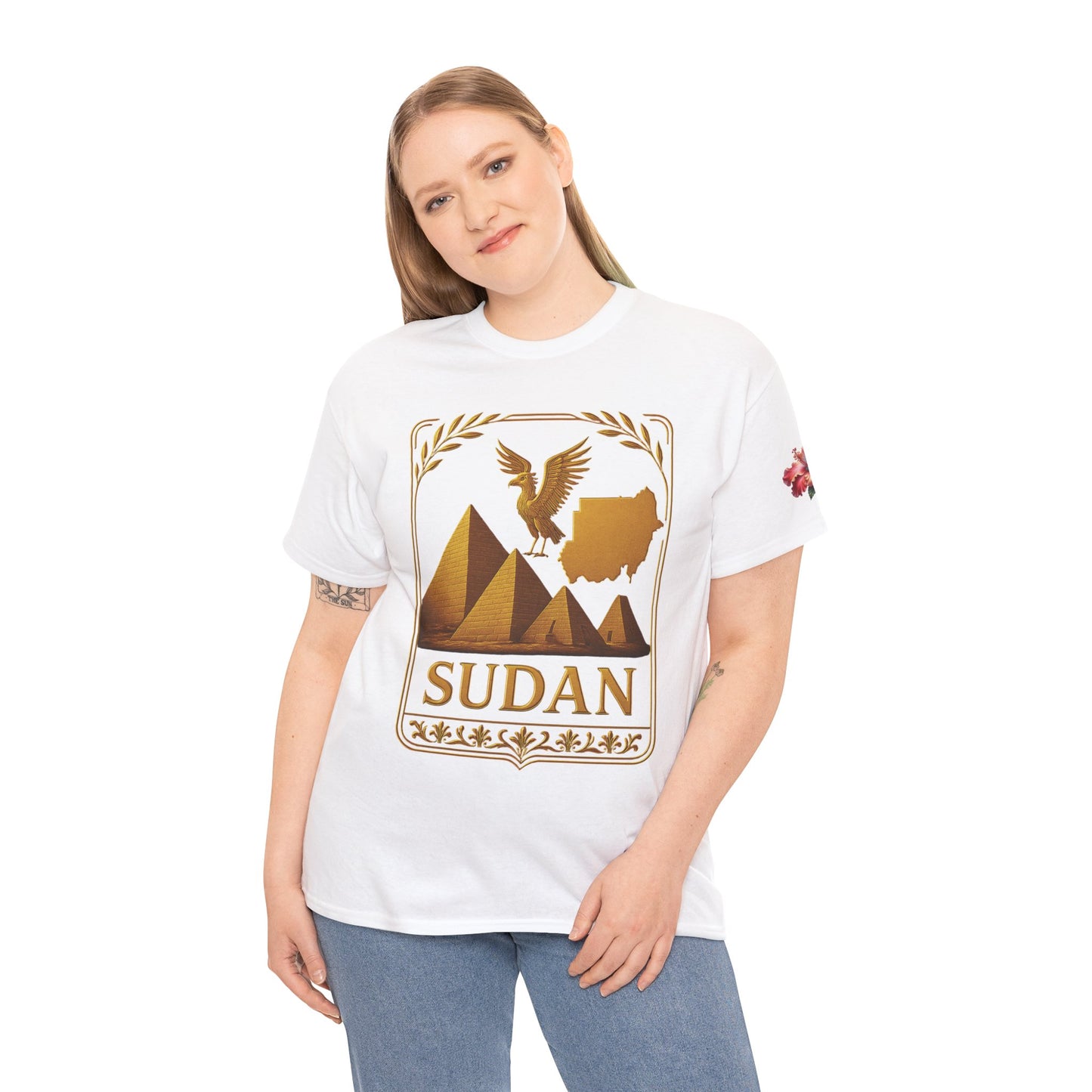 Sudan Gold Emblem Unisex T-Shirt