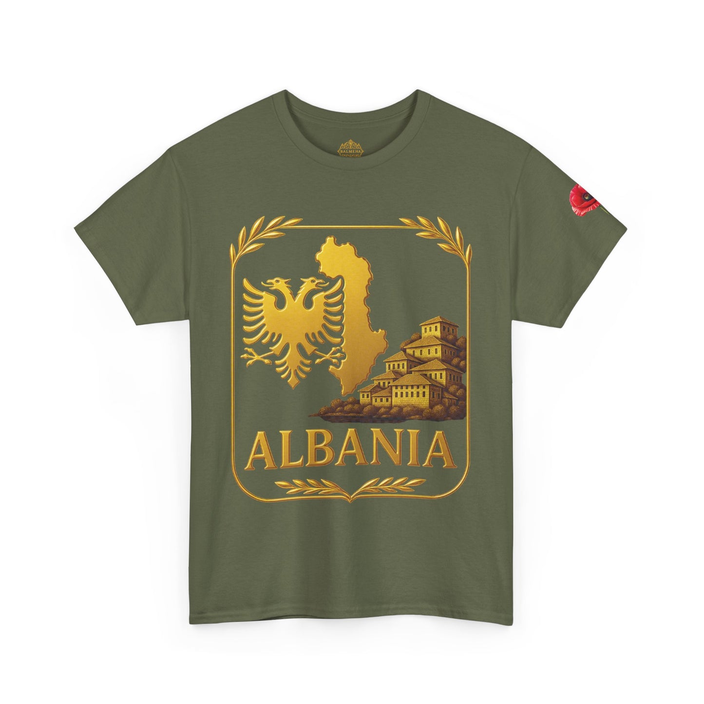 Albania Gold Emblem Unisex T-Shirt