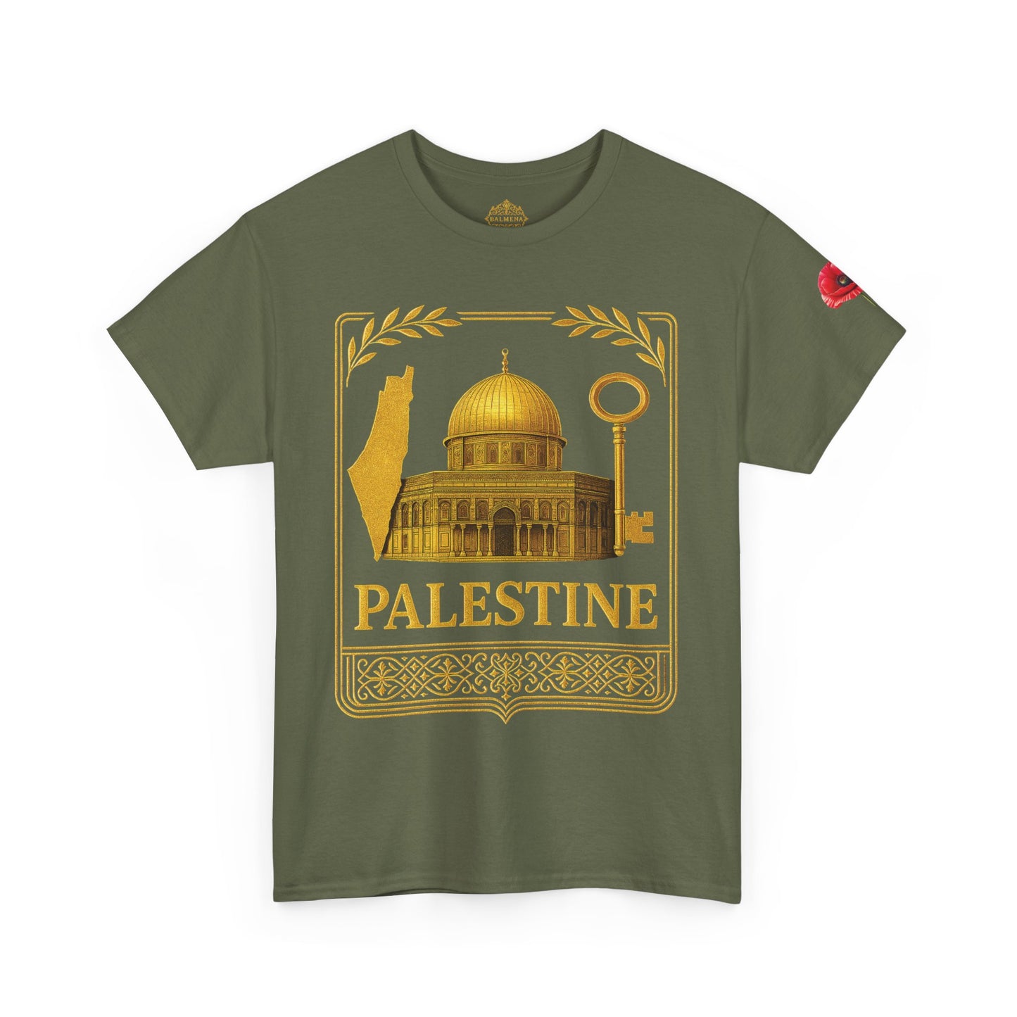 Palestine Gold Emblem Unisex T-Shirt