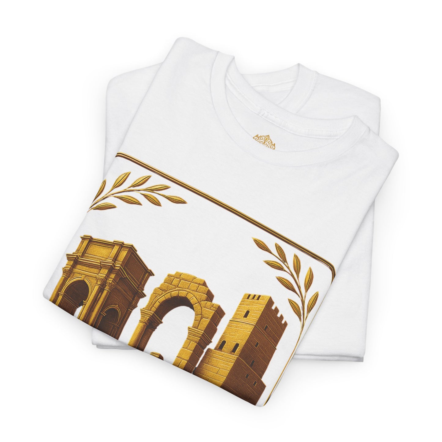Libya Gold Emblem Unisex T-Shirt