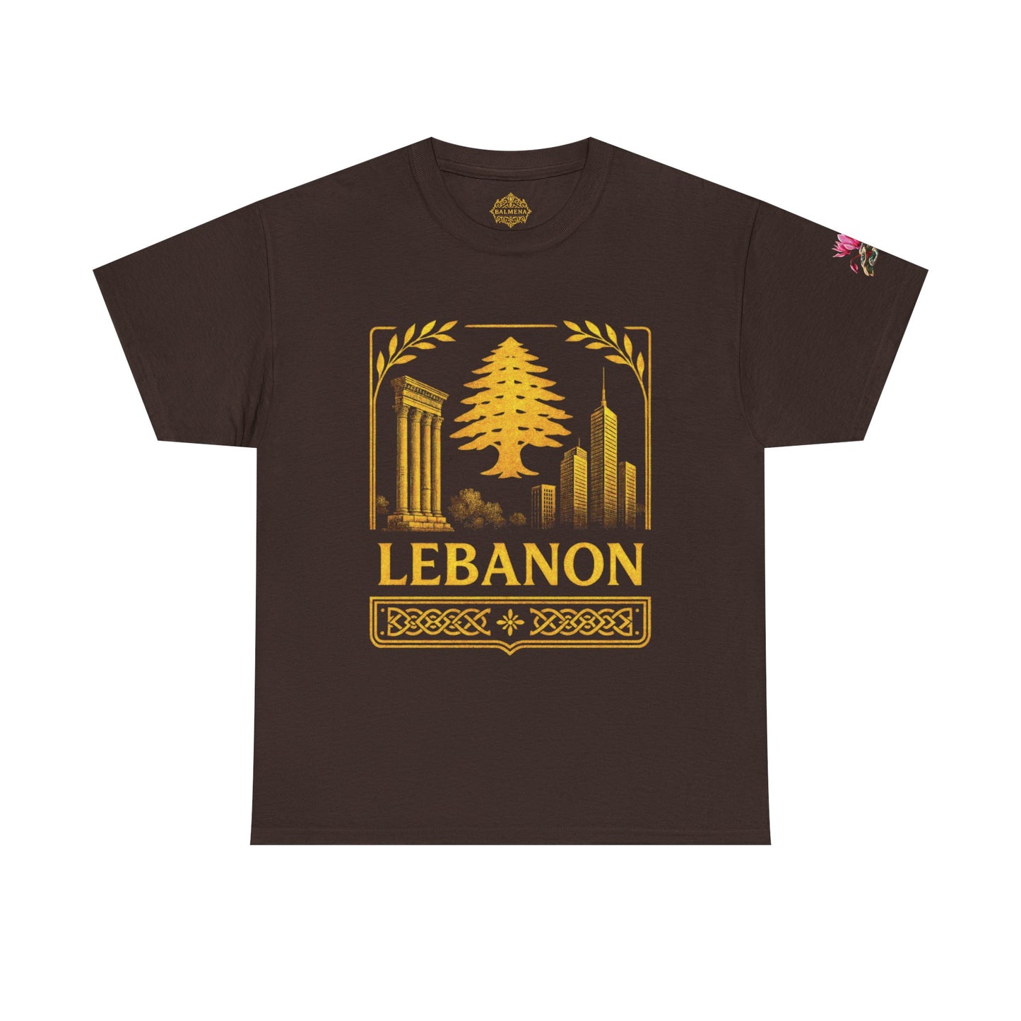 Lebanon Gold Emblem Unisex T-Shirt
