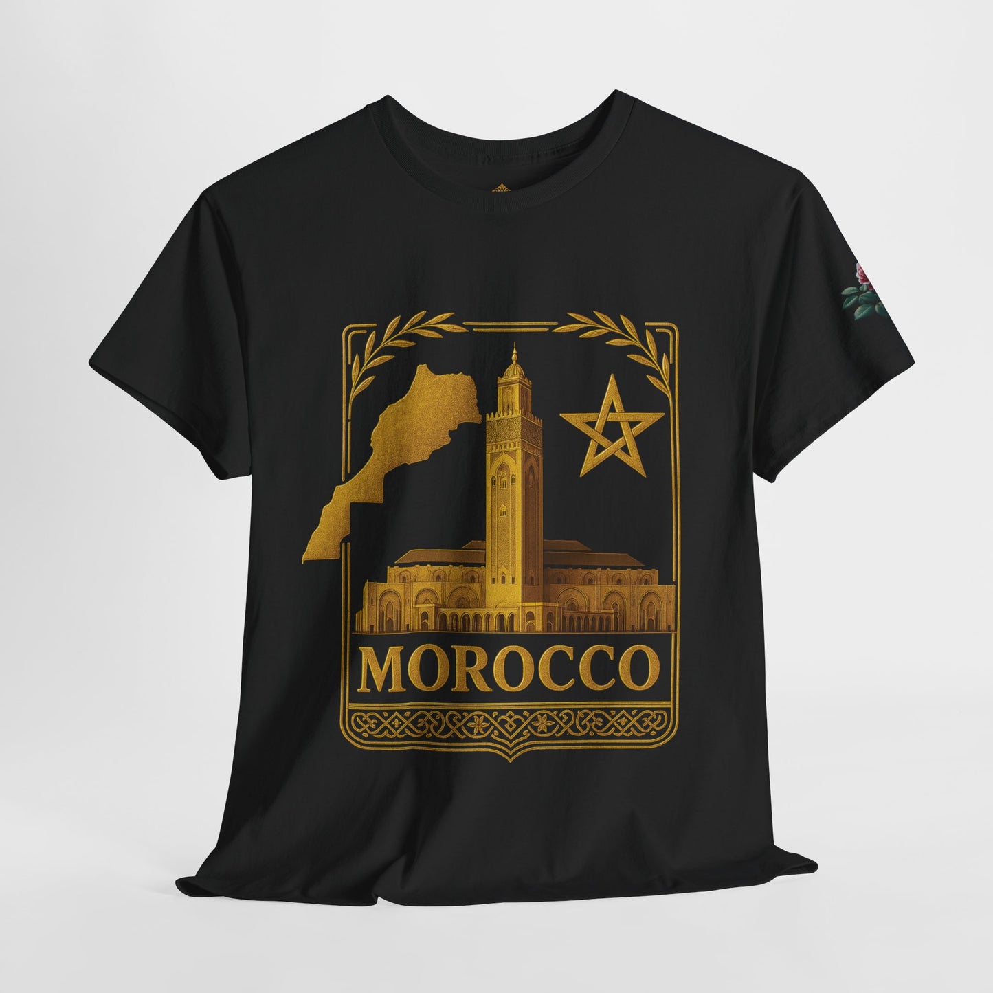 Morocco Gold Emblem Unisex T-Shirt