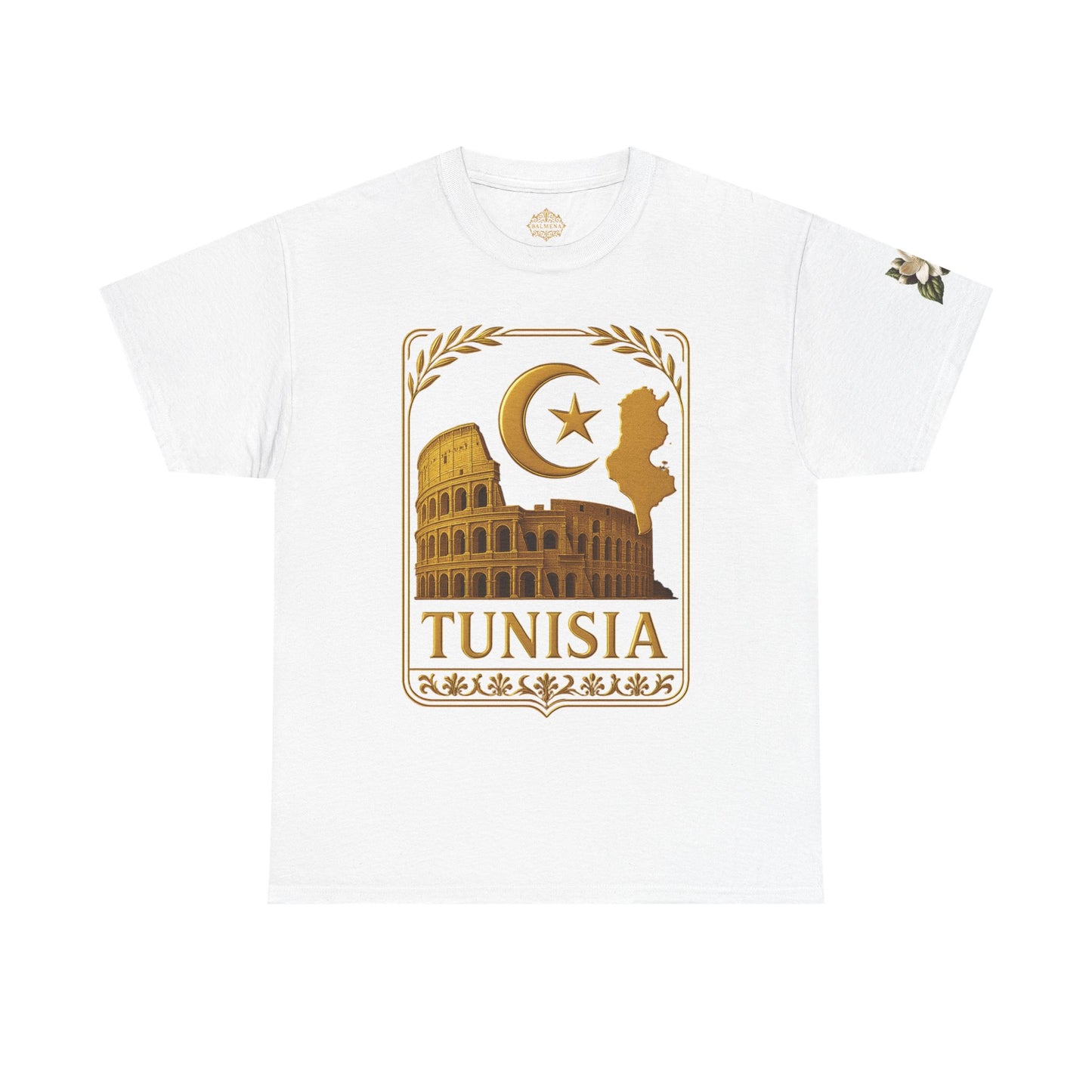 Tunisia Gold Emblem Unisex T-Shirt