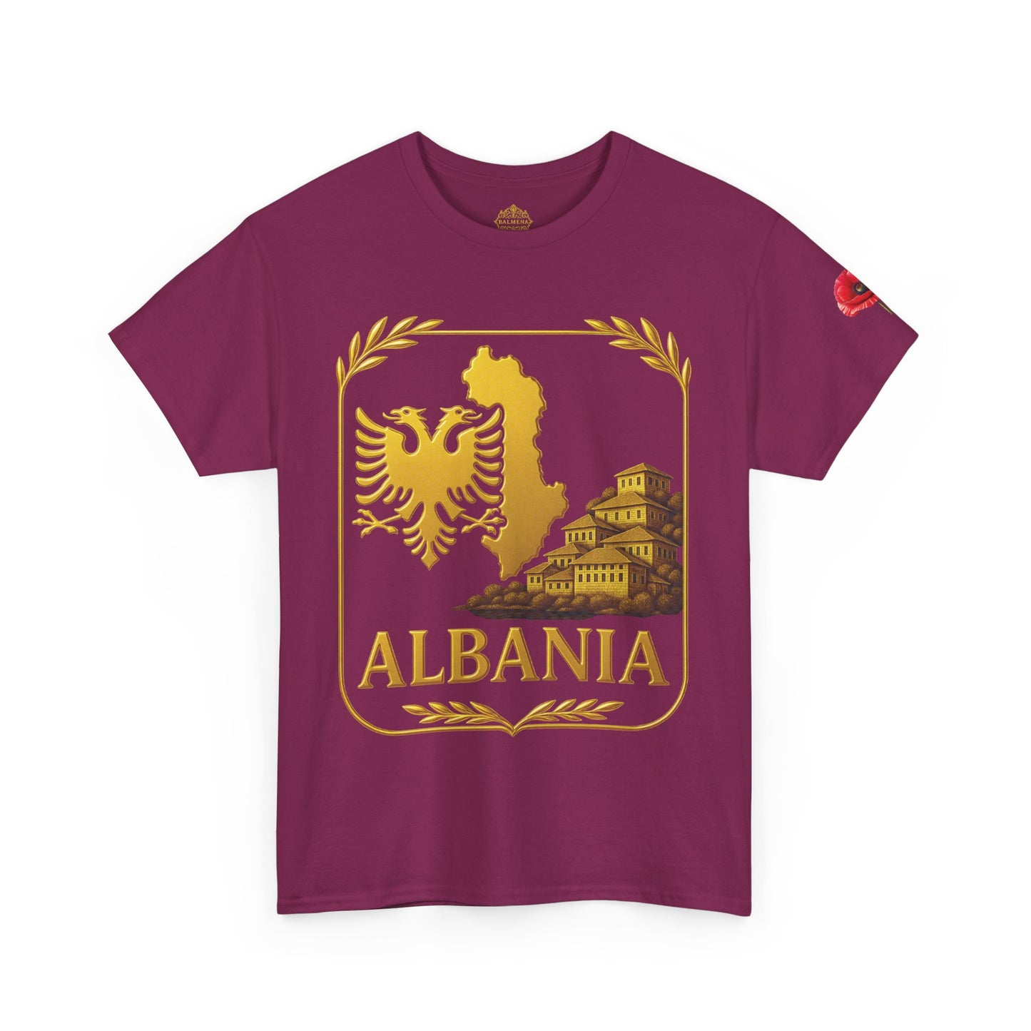 Albania Gold Emblem Unisex T-Shirt