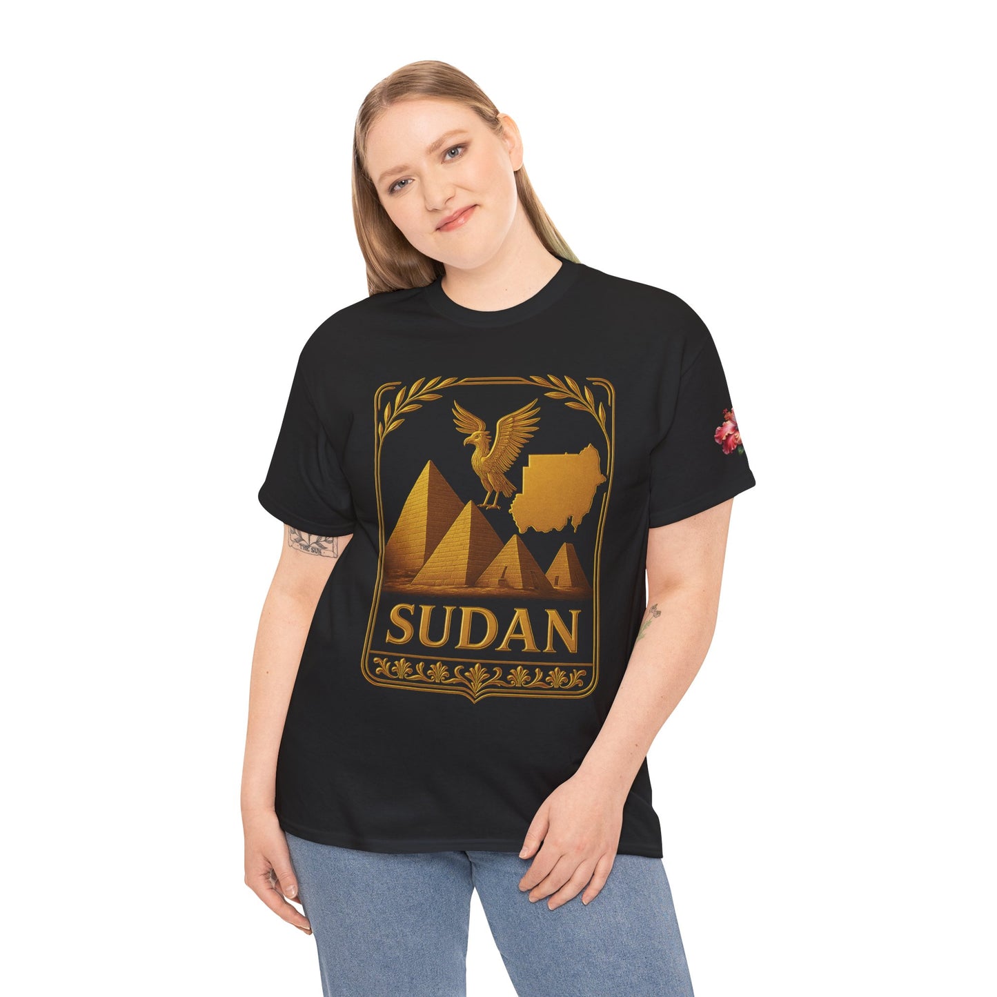 Sudan Gold Emblem Unisex T-Shirt