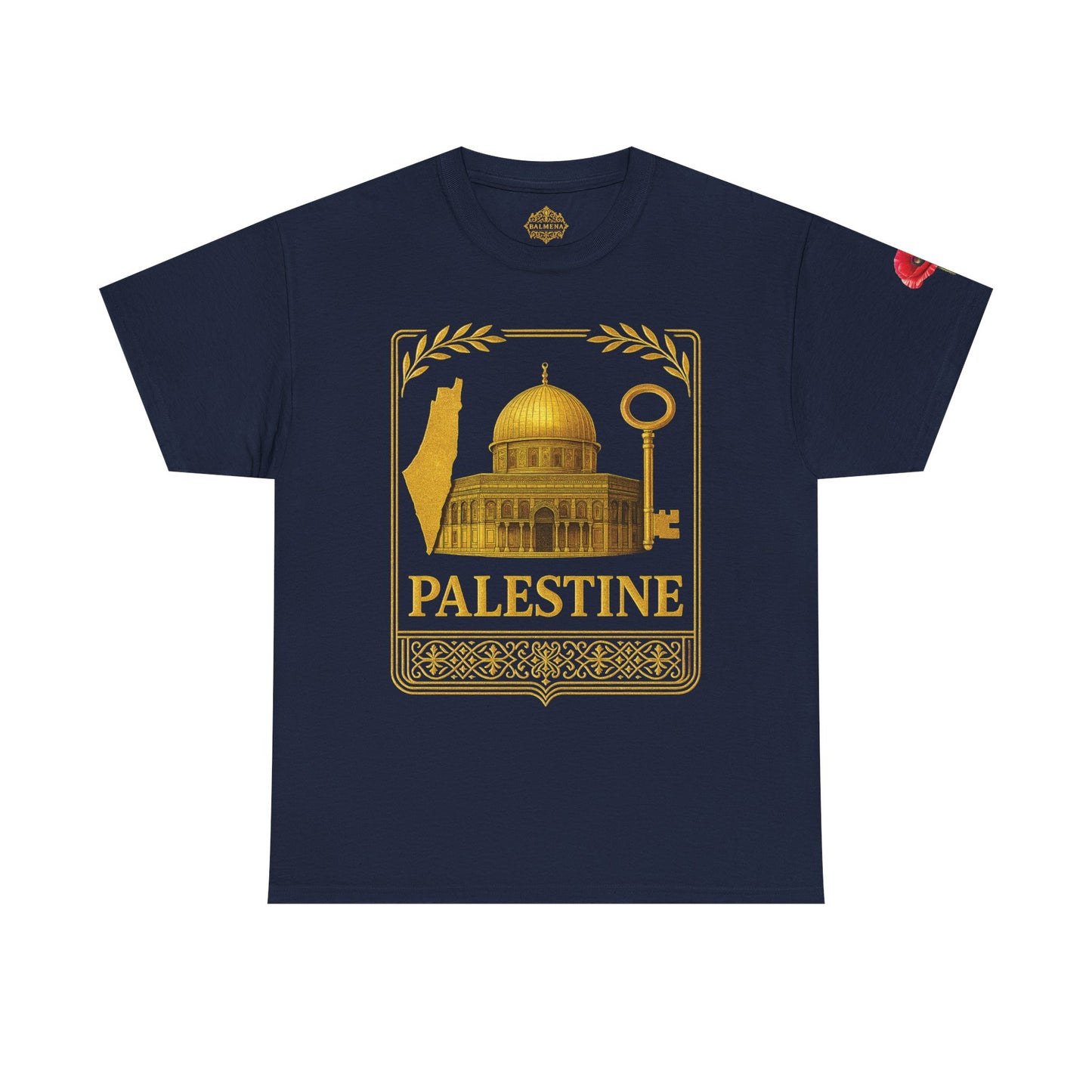 Palestine Gold Emblem Unisex T-Shirt